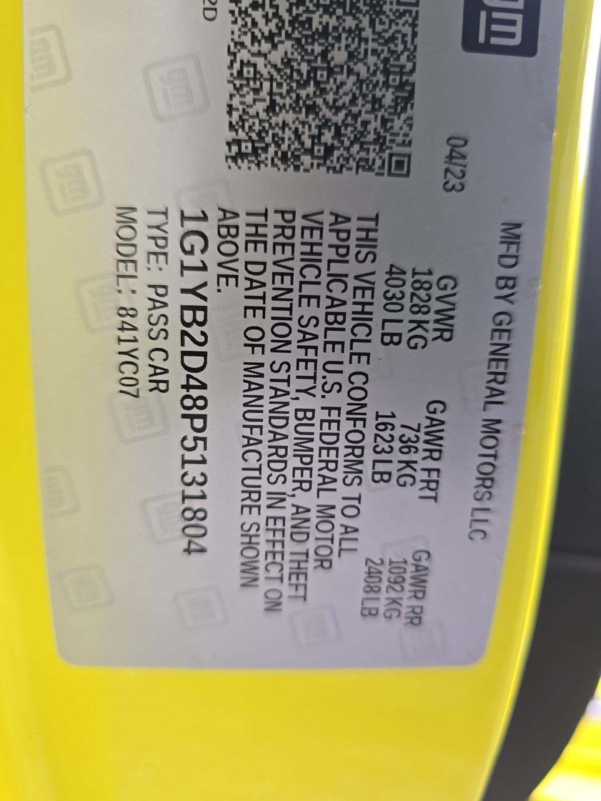 CHEVROLET CORVETTE - 1