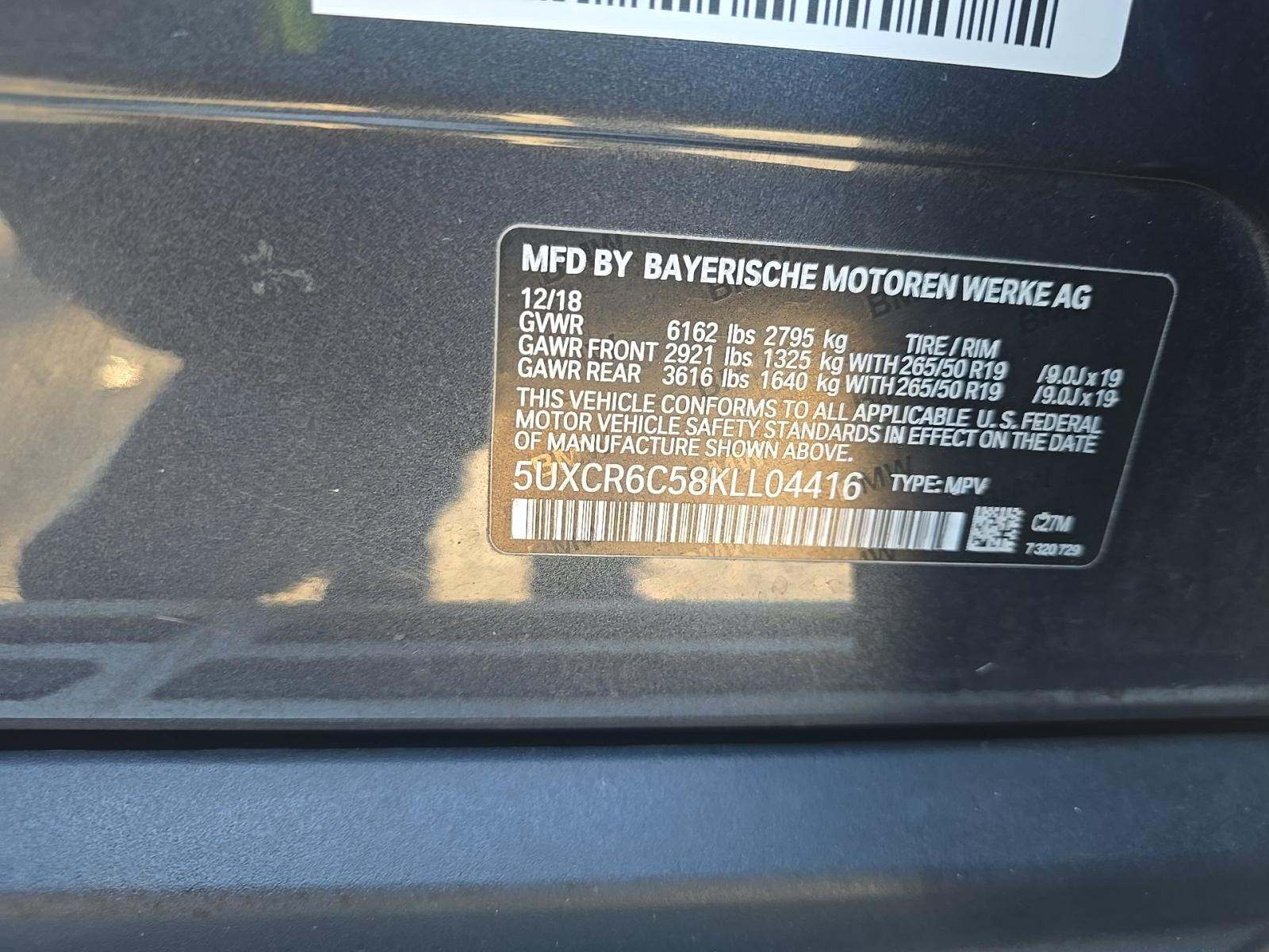 2019 BMW X5 xDrive40i AWD