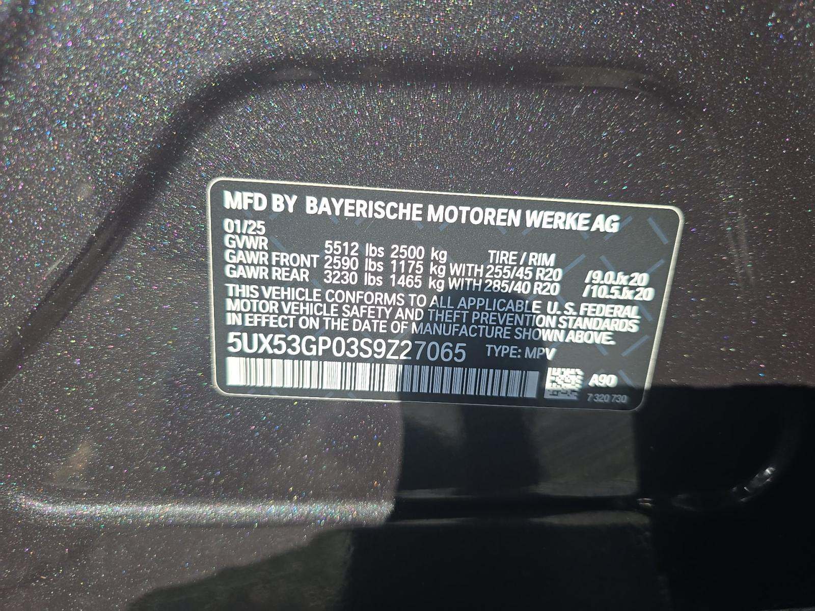 2025 BMW X3 xDrive30i AWD