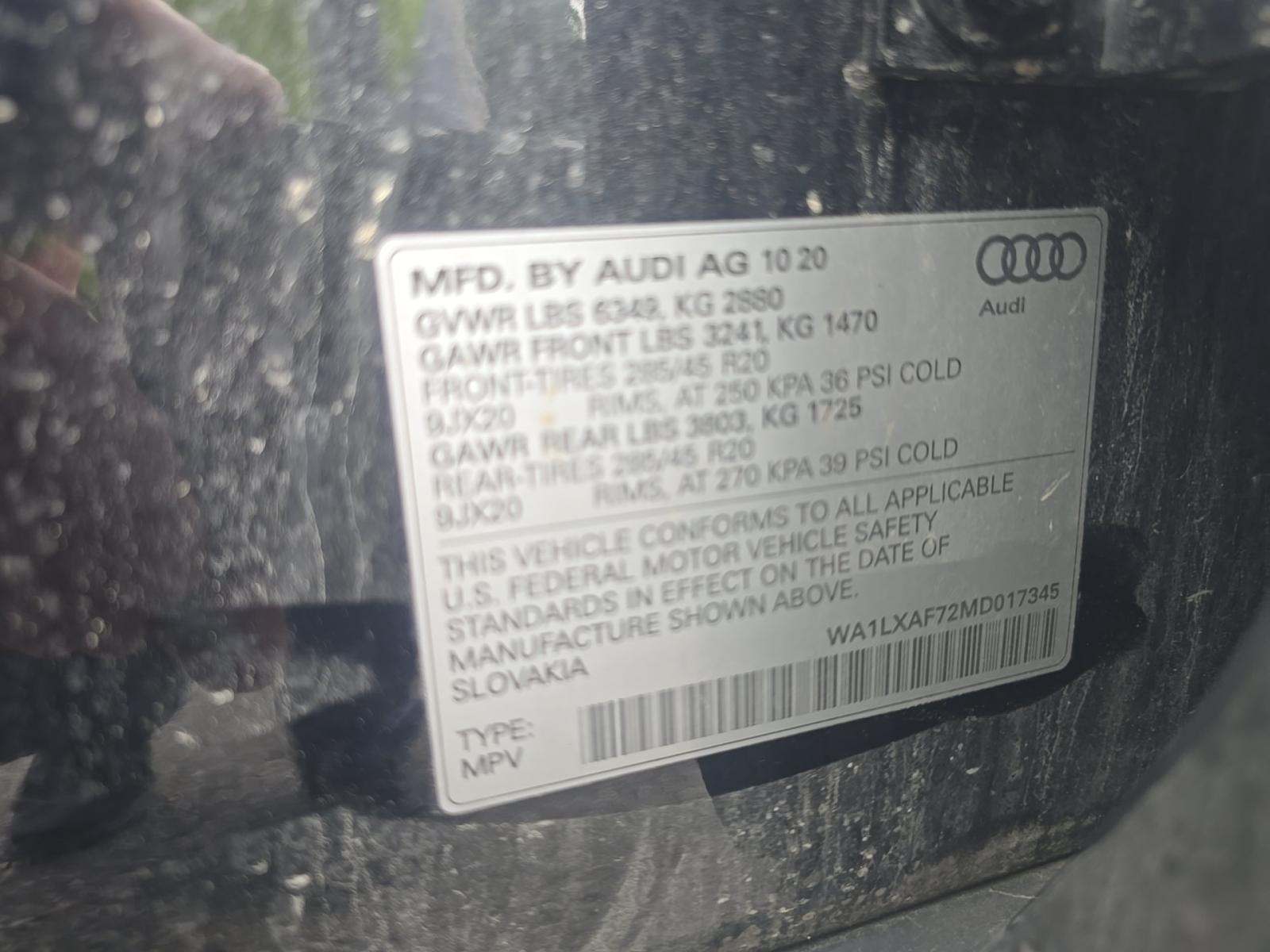 2021 Audi Q7 3.0T Premium Plus AWD
