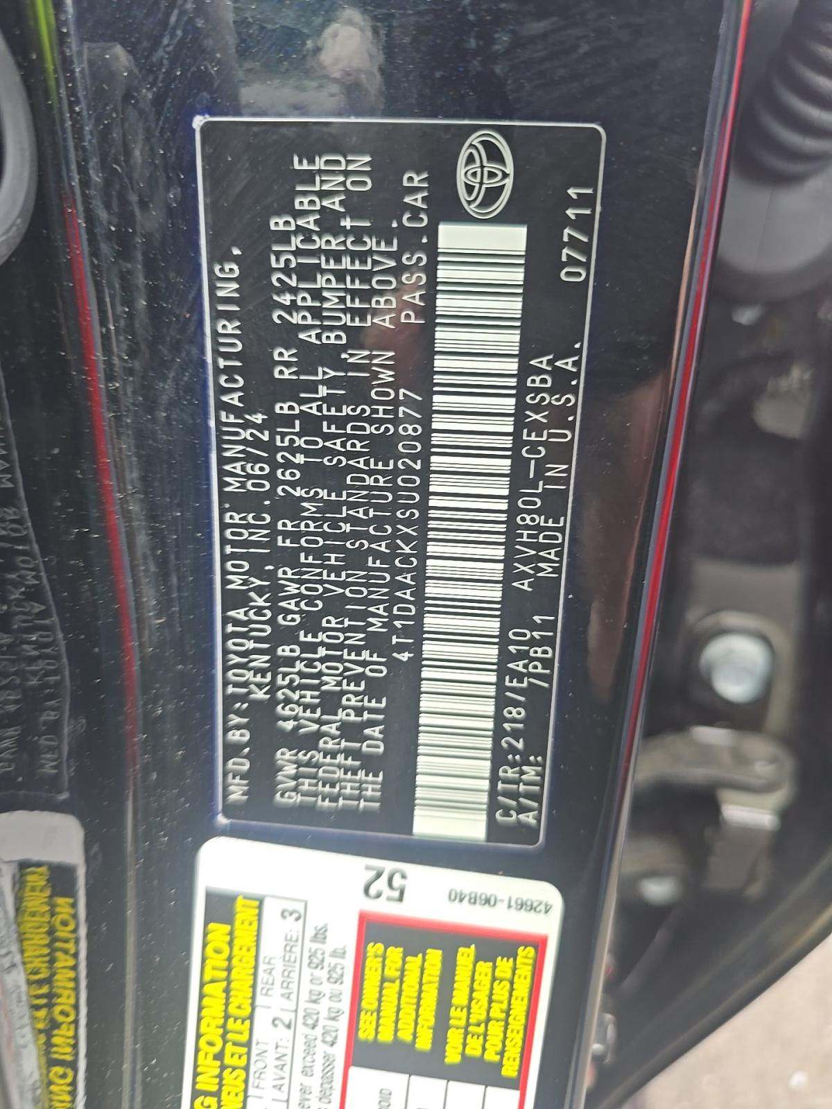 2025 Toyota Camry SE FWD