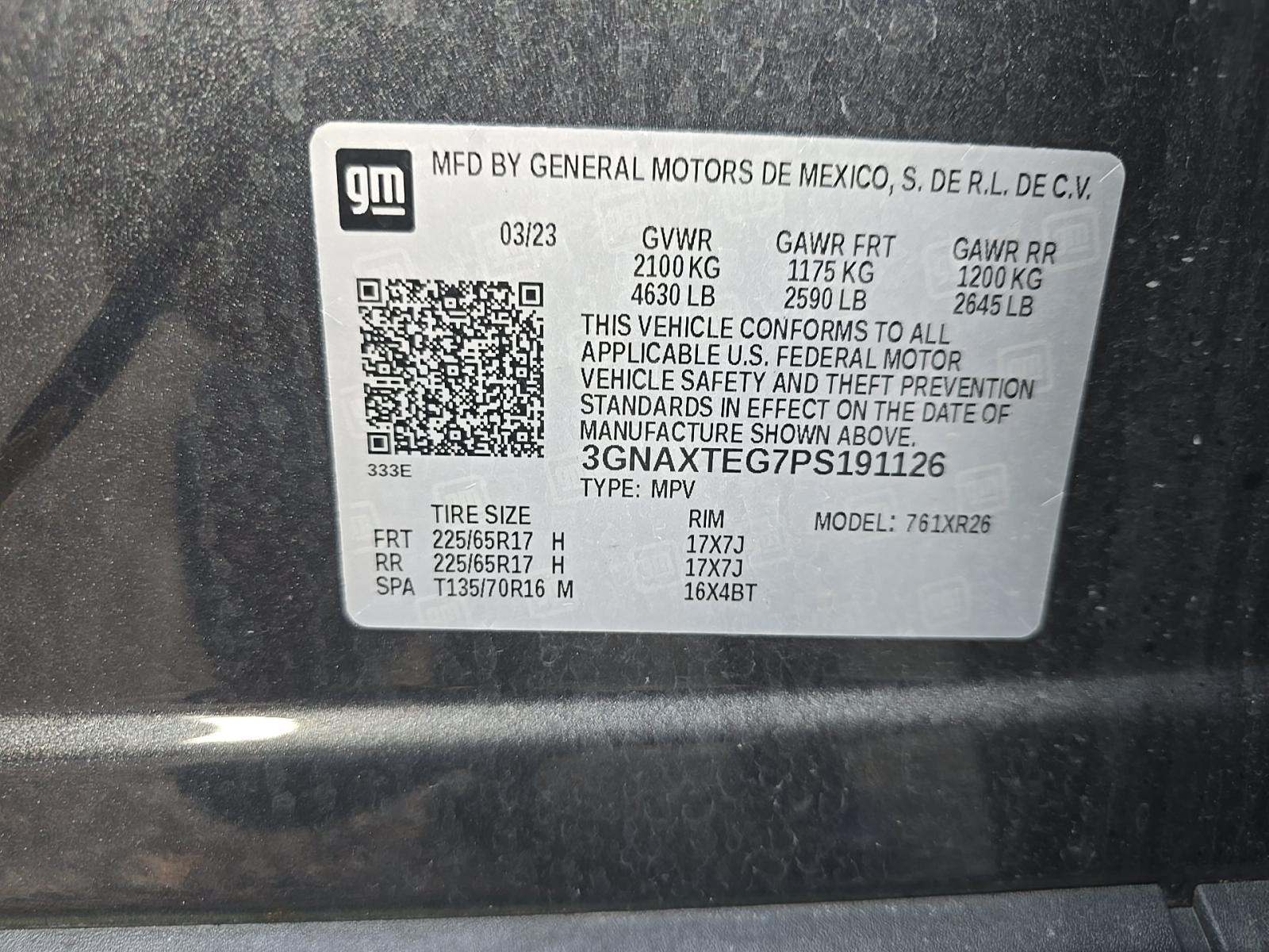 2023 Chevrolet Equinox LT AWD