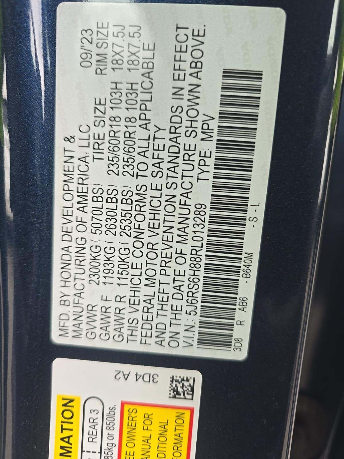 2024 Honda CR-V Hybrid Sport-L AWD