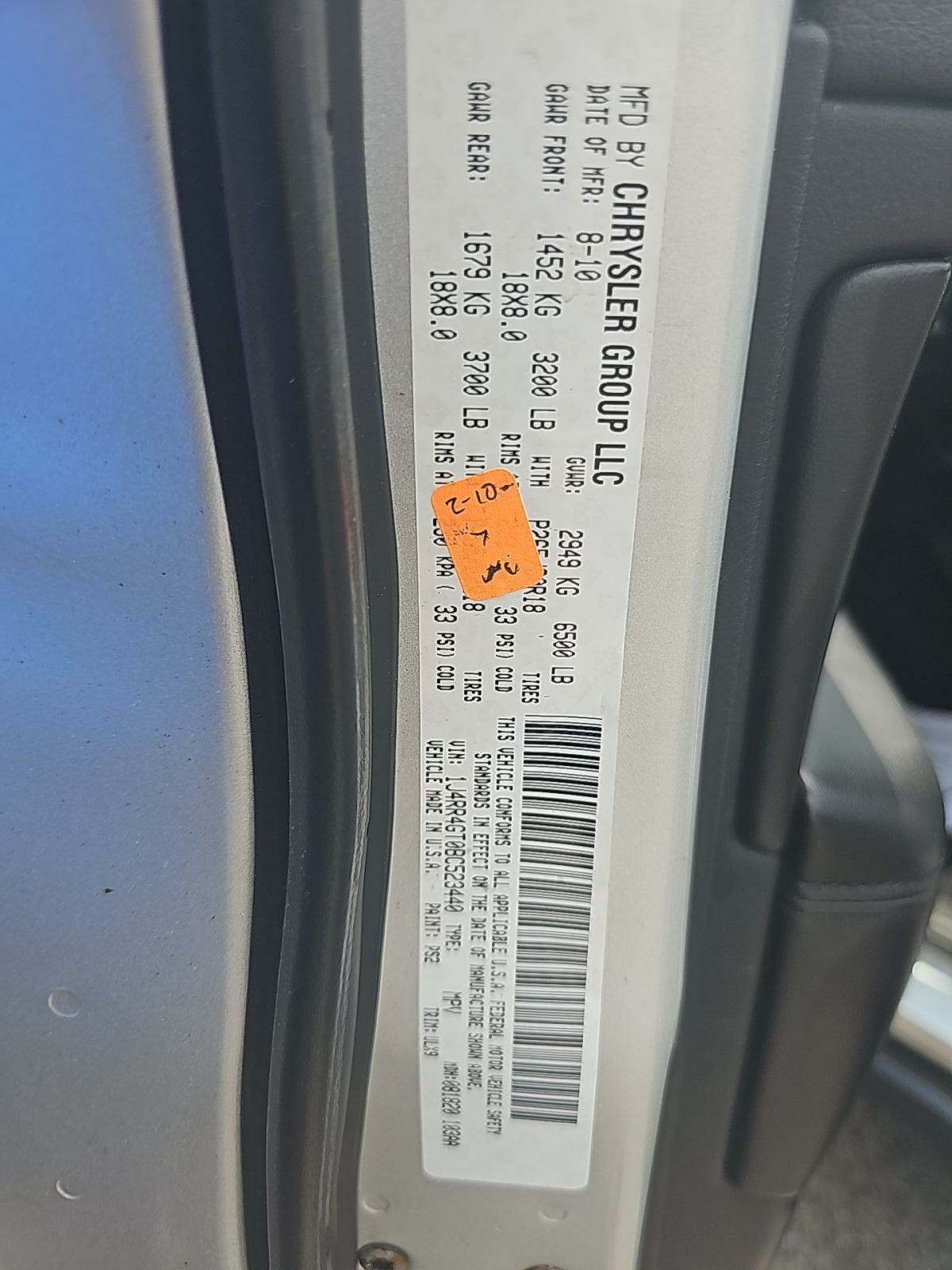 2011 Jeep Grand Cherokee Laredo AWD