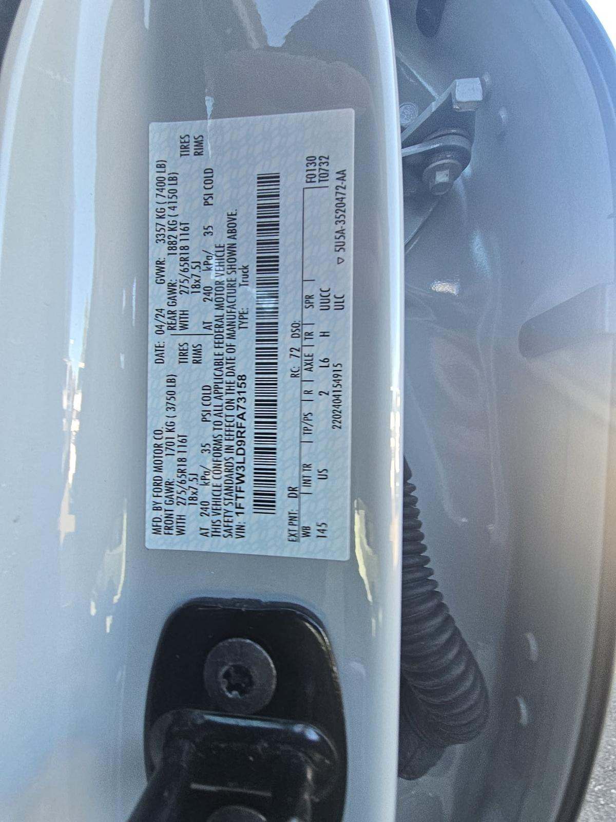 2024 Ford F-150 Hybrid XLT AWD