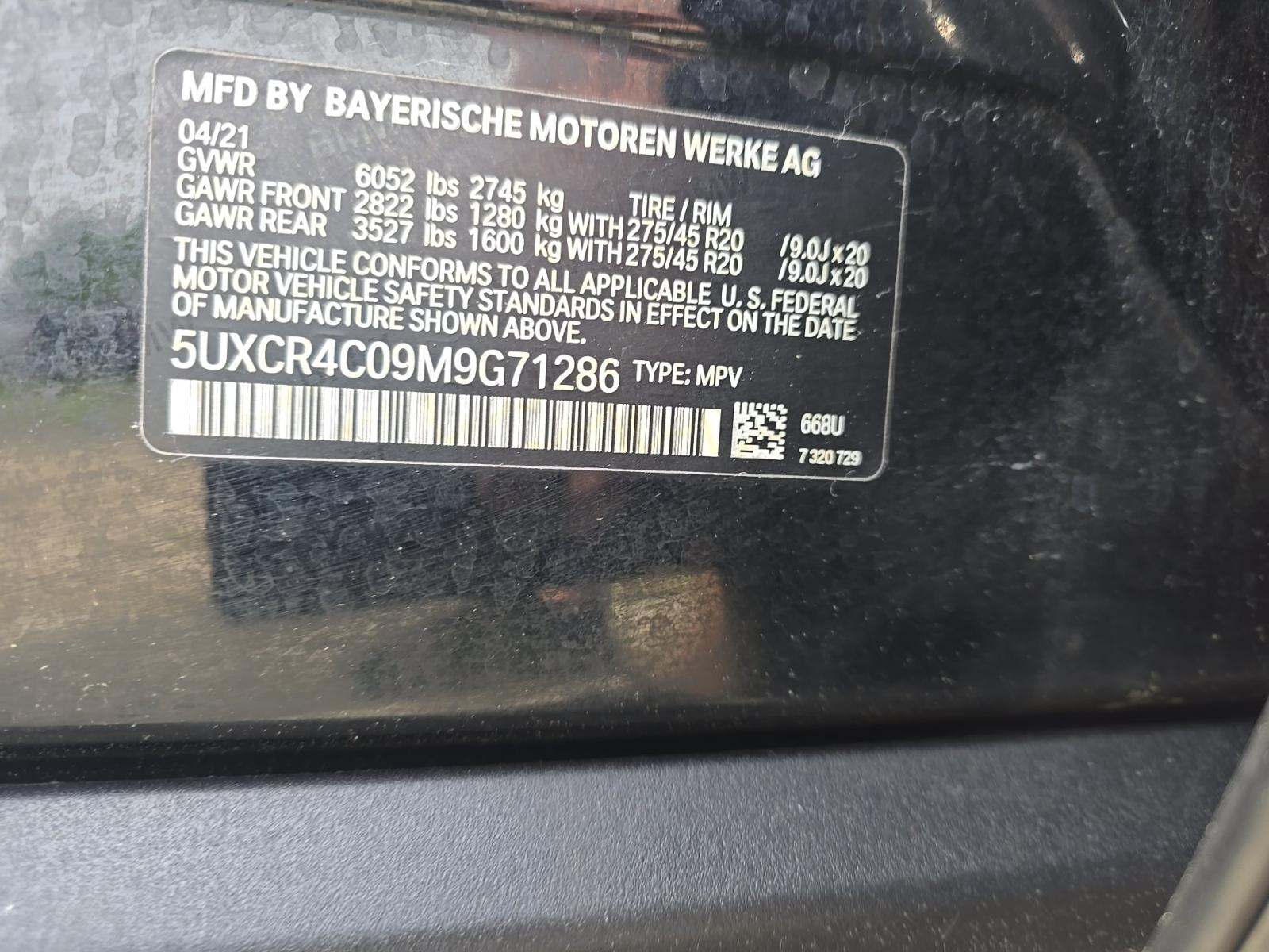 2021 BMW X5 sDrive40i RWD