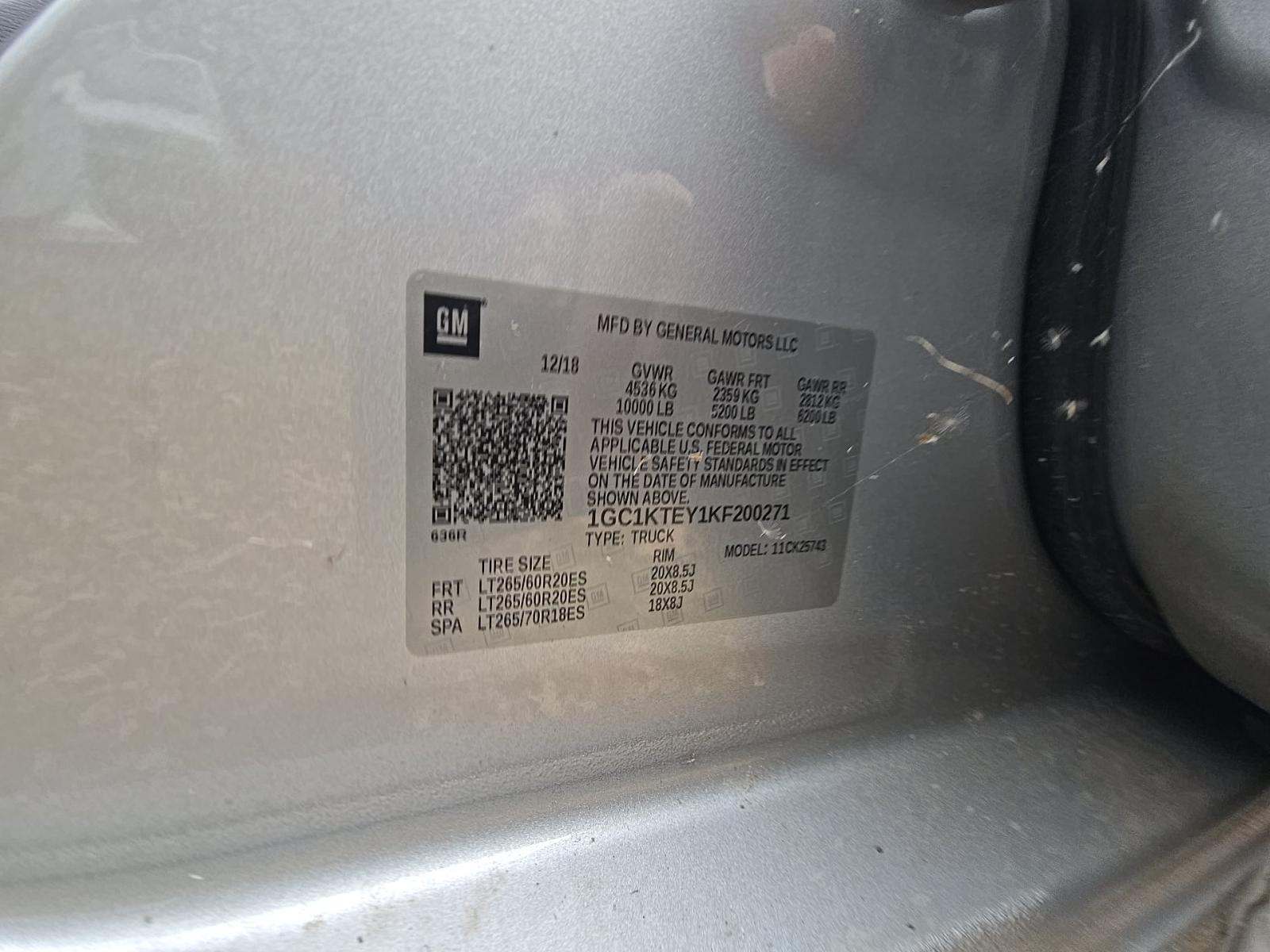 2019 Chevrolet Silverado 2500HD LTZ AWD