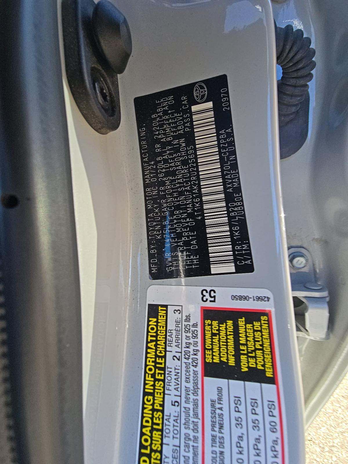 2024 Toyota Camry XSE FWD