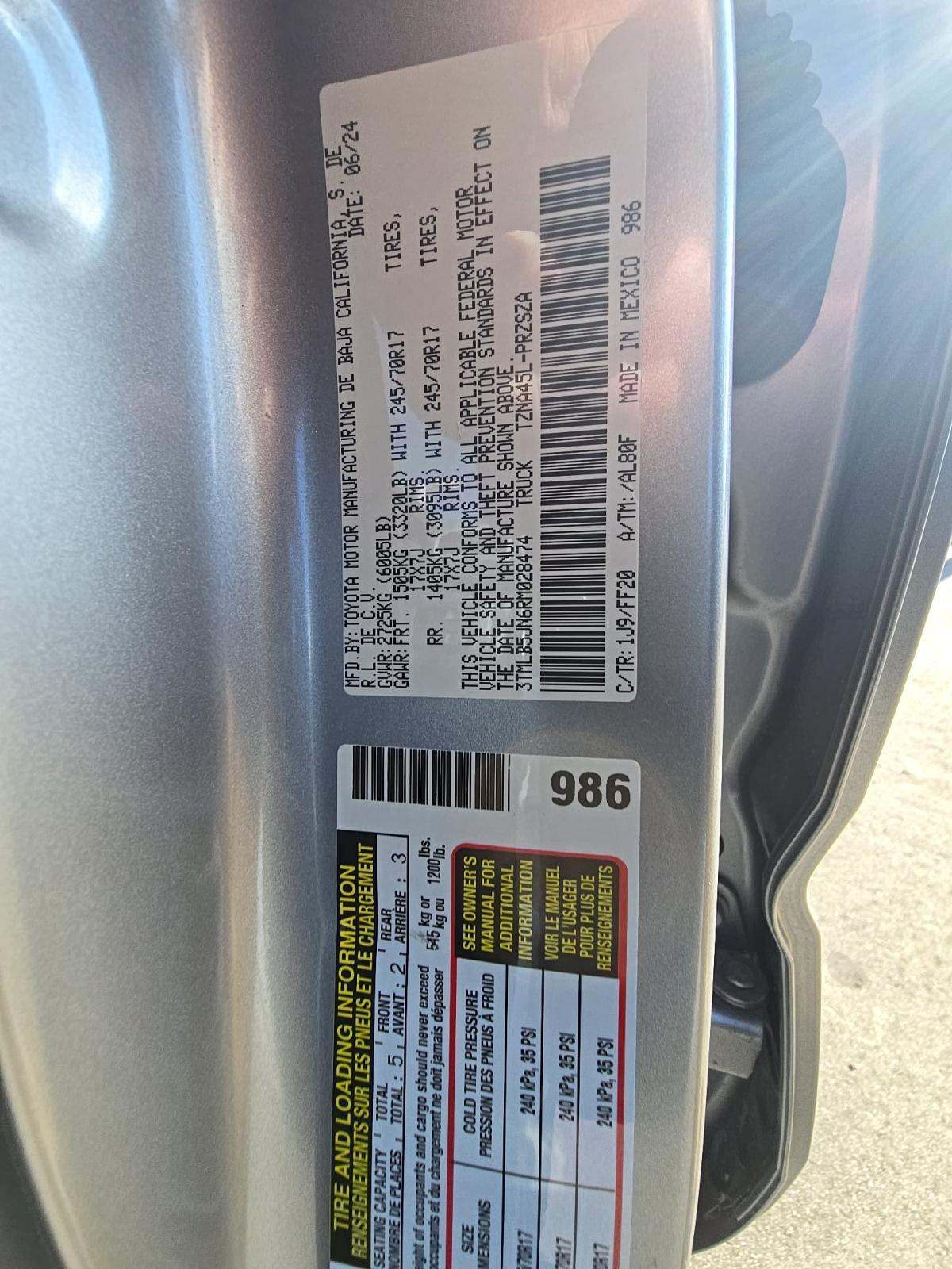 2024 Toyota Tacoma SR5 AWD