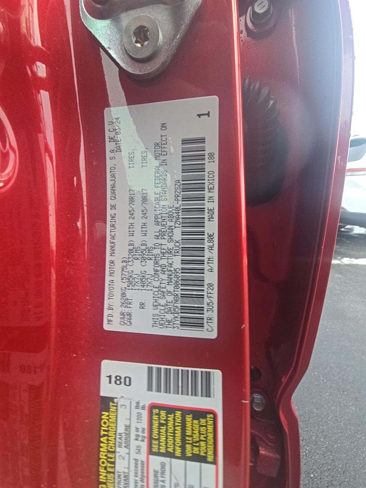 2024 Toyota Tacoma SR5 RWD