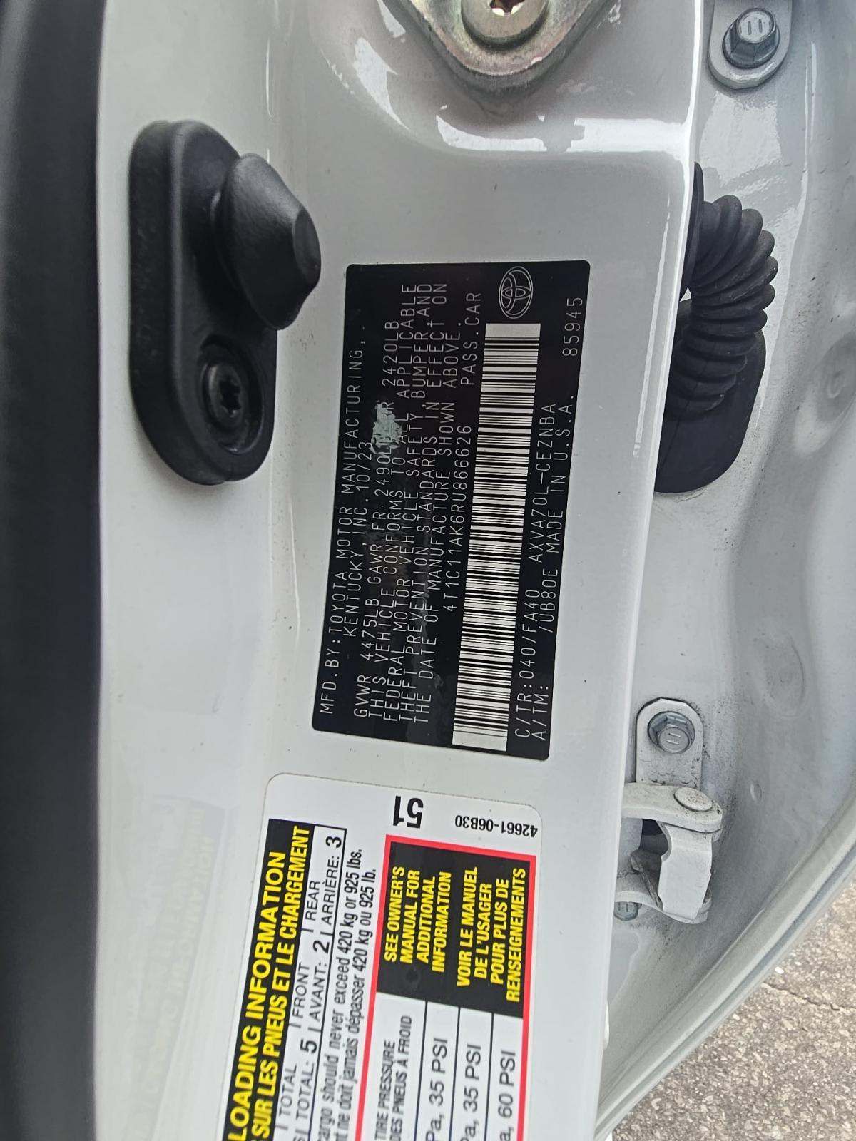 2024 Toyota Camry LE FWD