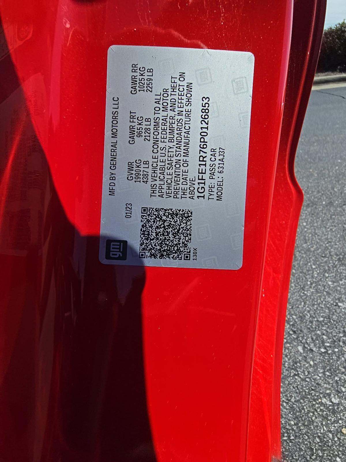 2023 Chevrolet Camaro LT1 RWD