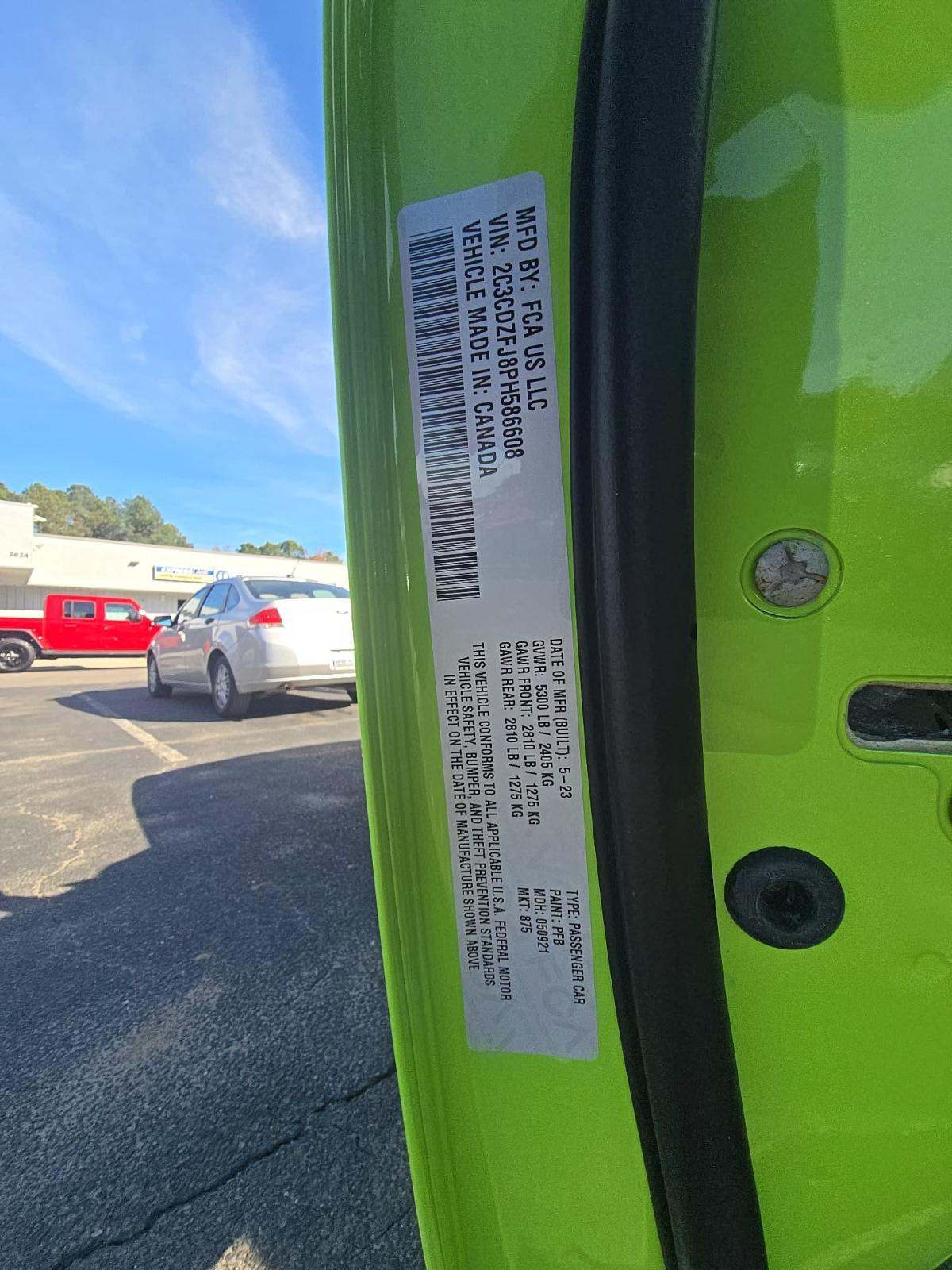 2023 Dodge Challenger R/T Scat Pack Widebody RWD