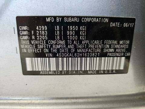 2017 Subaru Impreza 2.0i Sport AWD