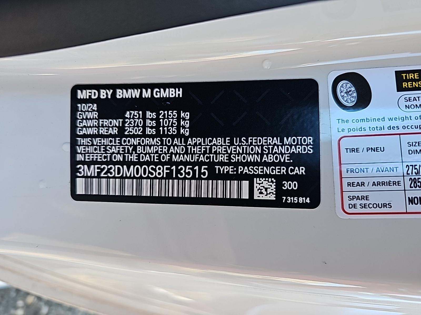 2025 BMW M2 Base RWD