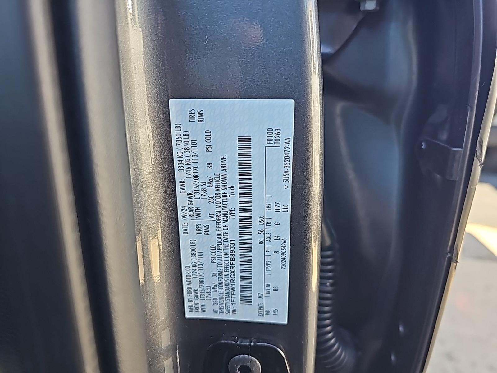 2024 Ford F-150 Raptor AWD