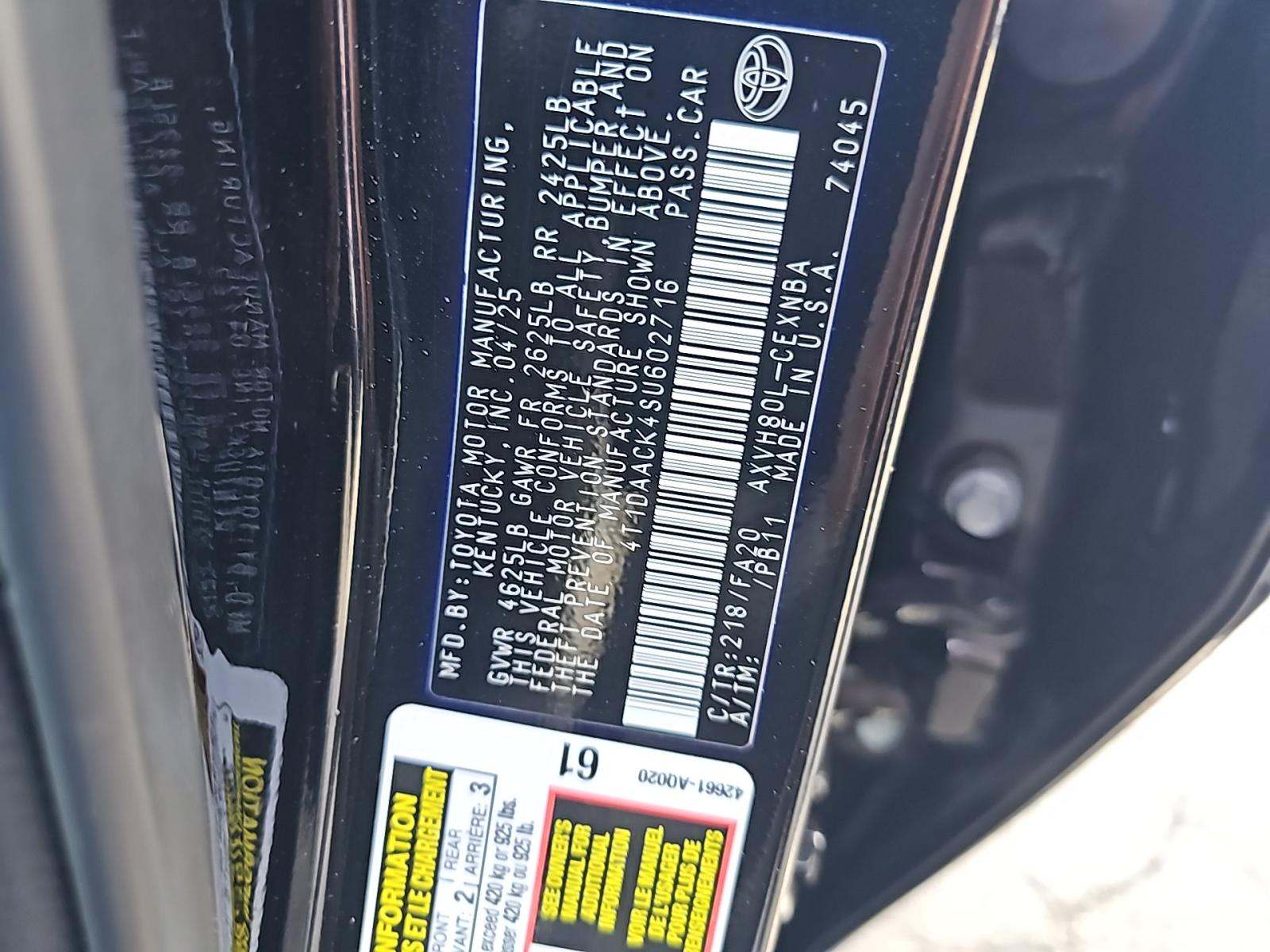 2025 Toyota Camry LE FWD