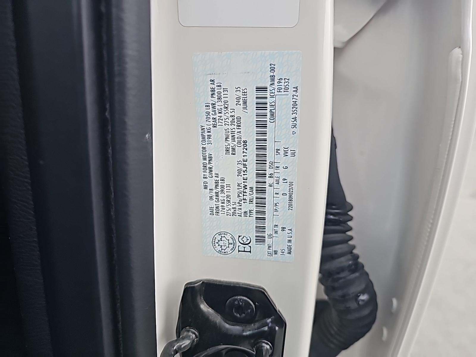 2018 Ford F-150 Platinum AWD