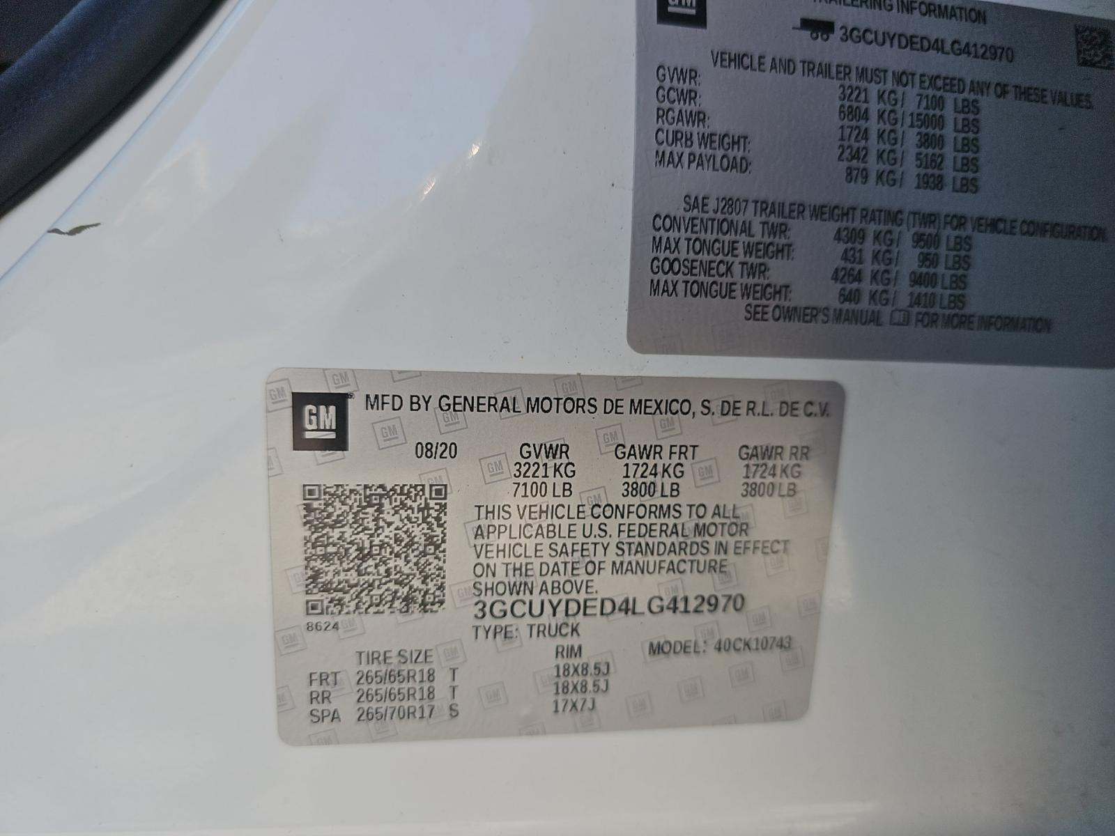 2020 Chevrolet Silverado 1500 LT AWD