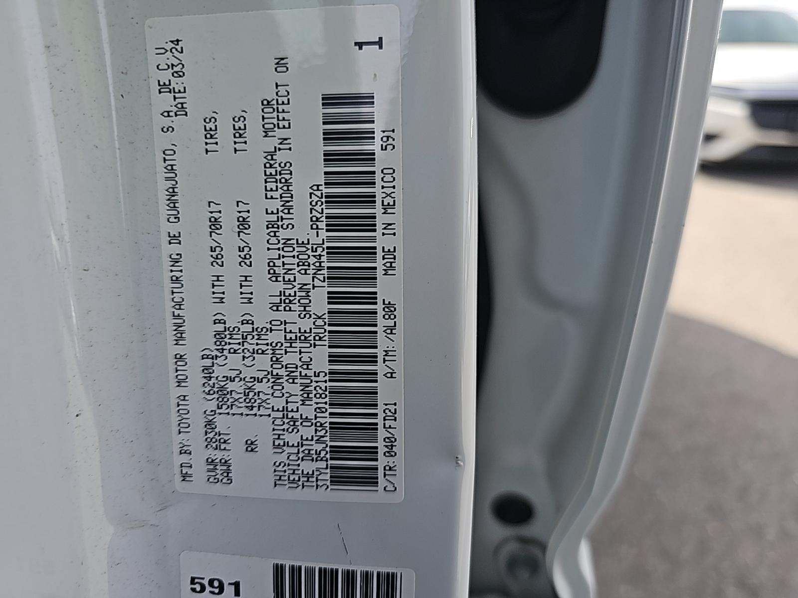 2024 Toyota Tacoma TRD Off-Road AWD