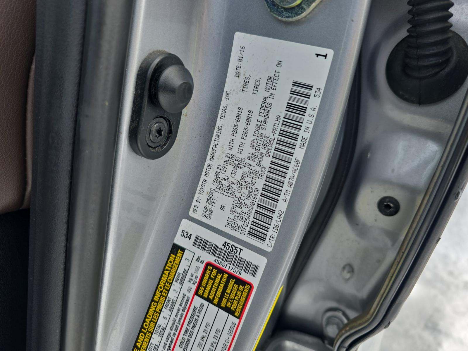 2016 Toyota Tacoma Limited AWD