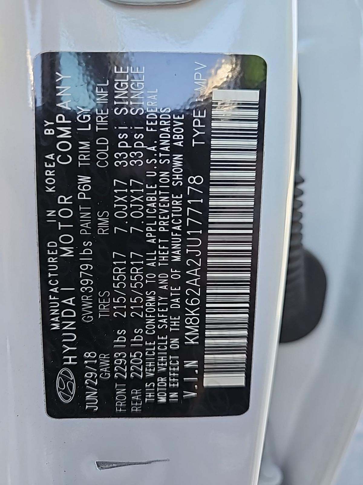 2018 Hyundai Kona SEL FWD