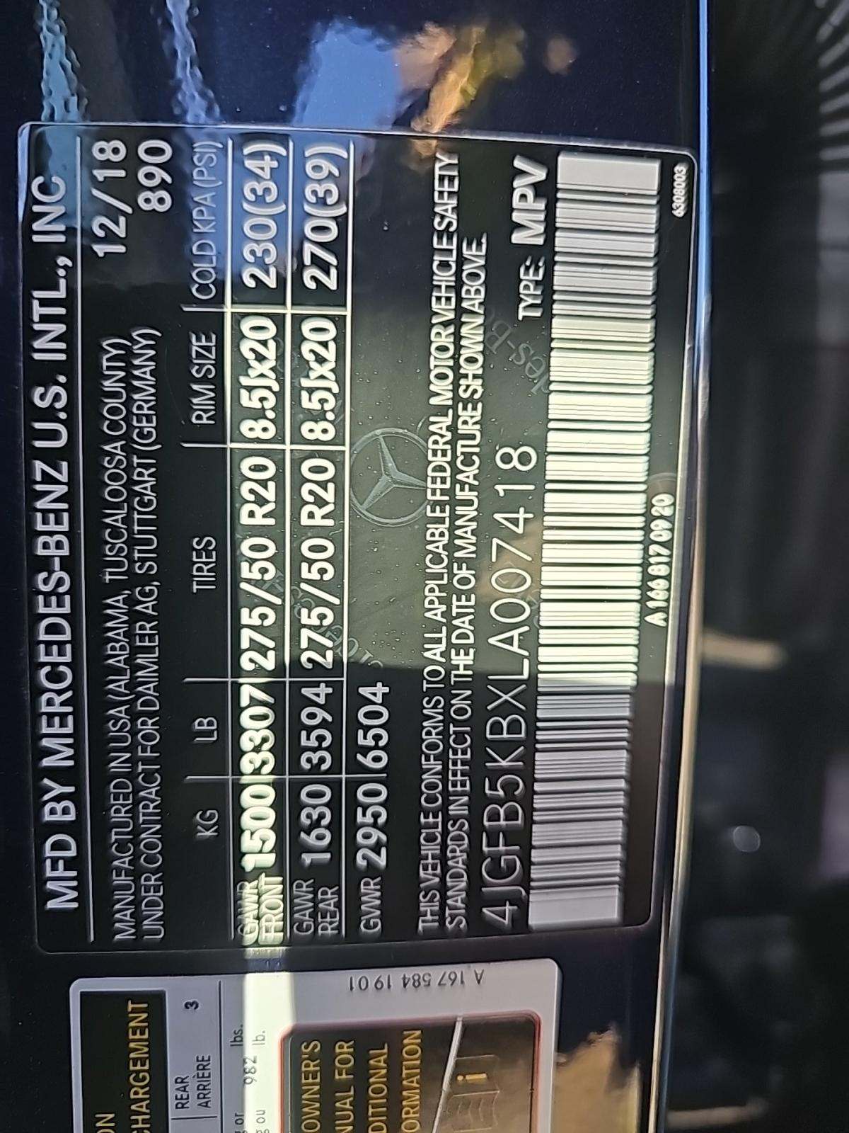 2020 Mercedes-Benz GLE GLE 450 AWD