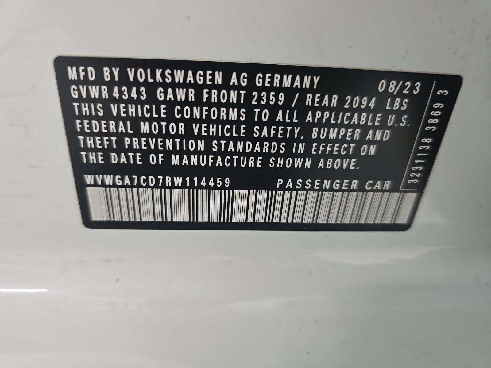 2024 Volkswagen Golf GTI 2.0T S FWD