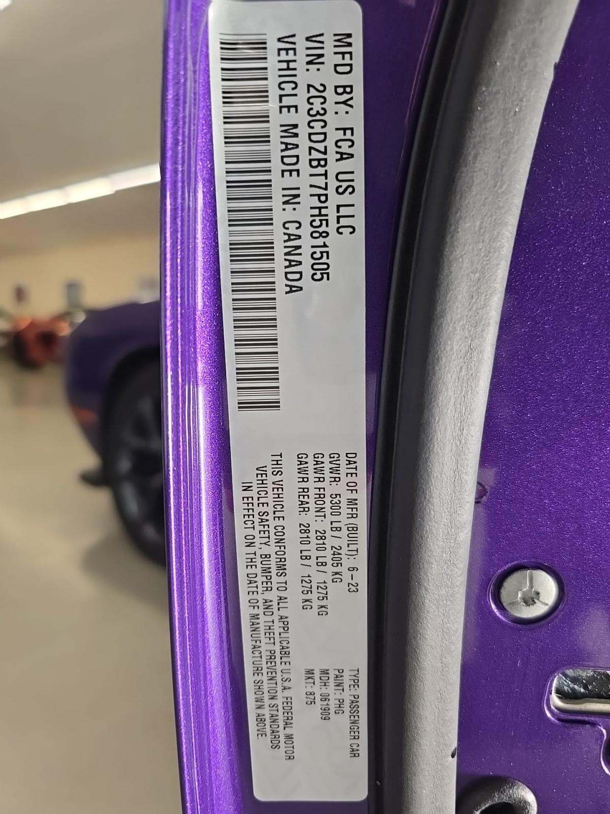 2023 Dodge Challenger R/T RWD