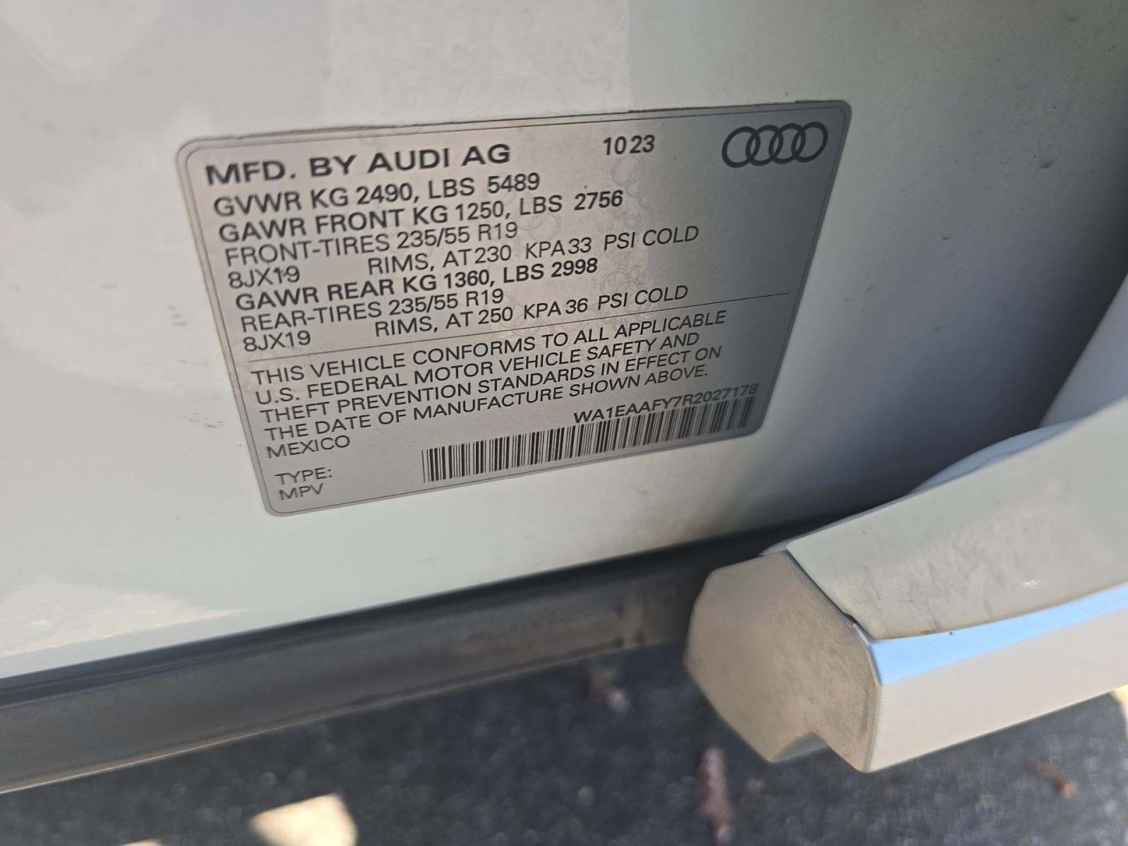 2024 Audi Q5 S line Premium Plus AWD