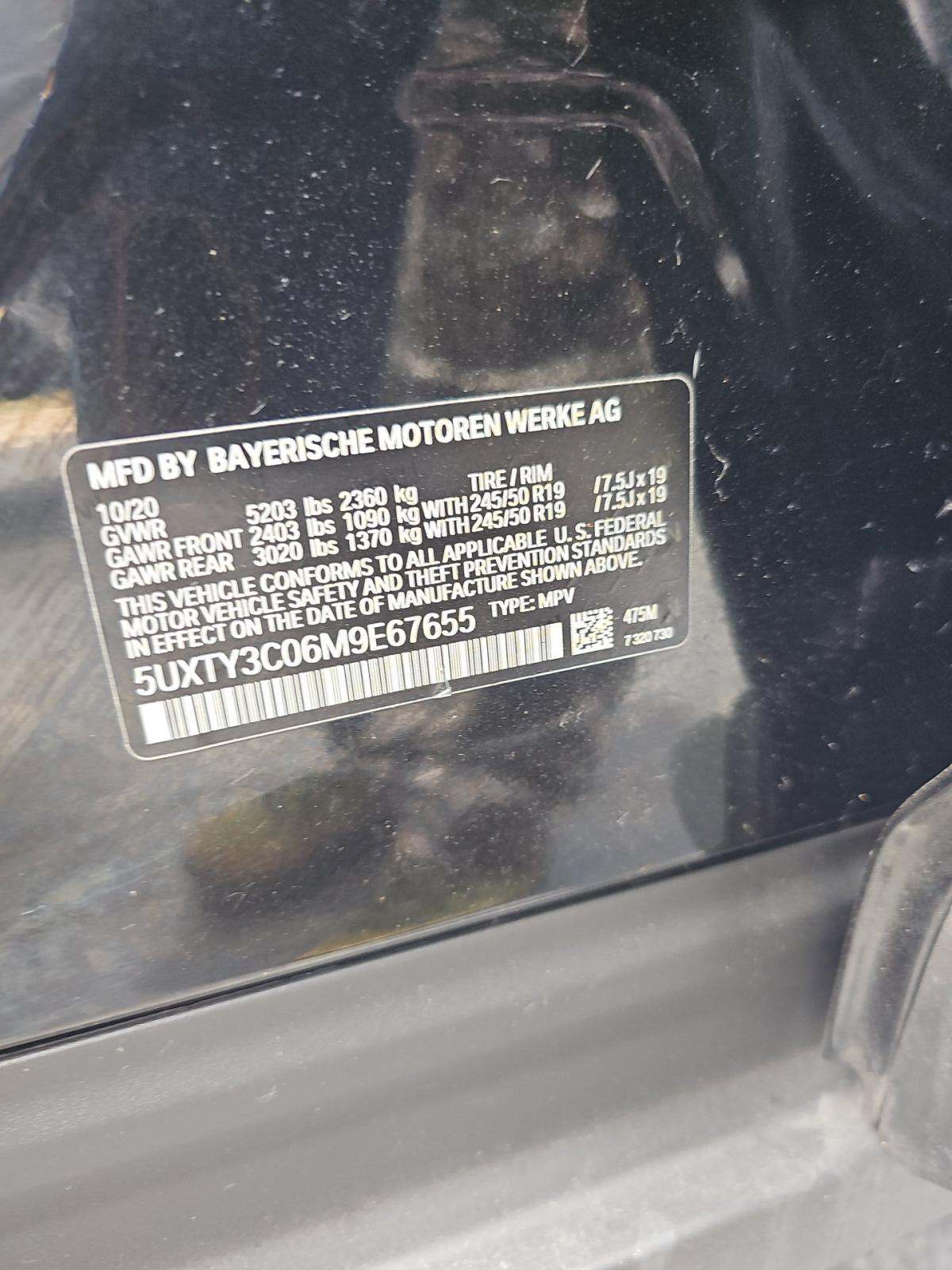 2021 BMW X3 sDrive30i RWD