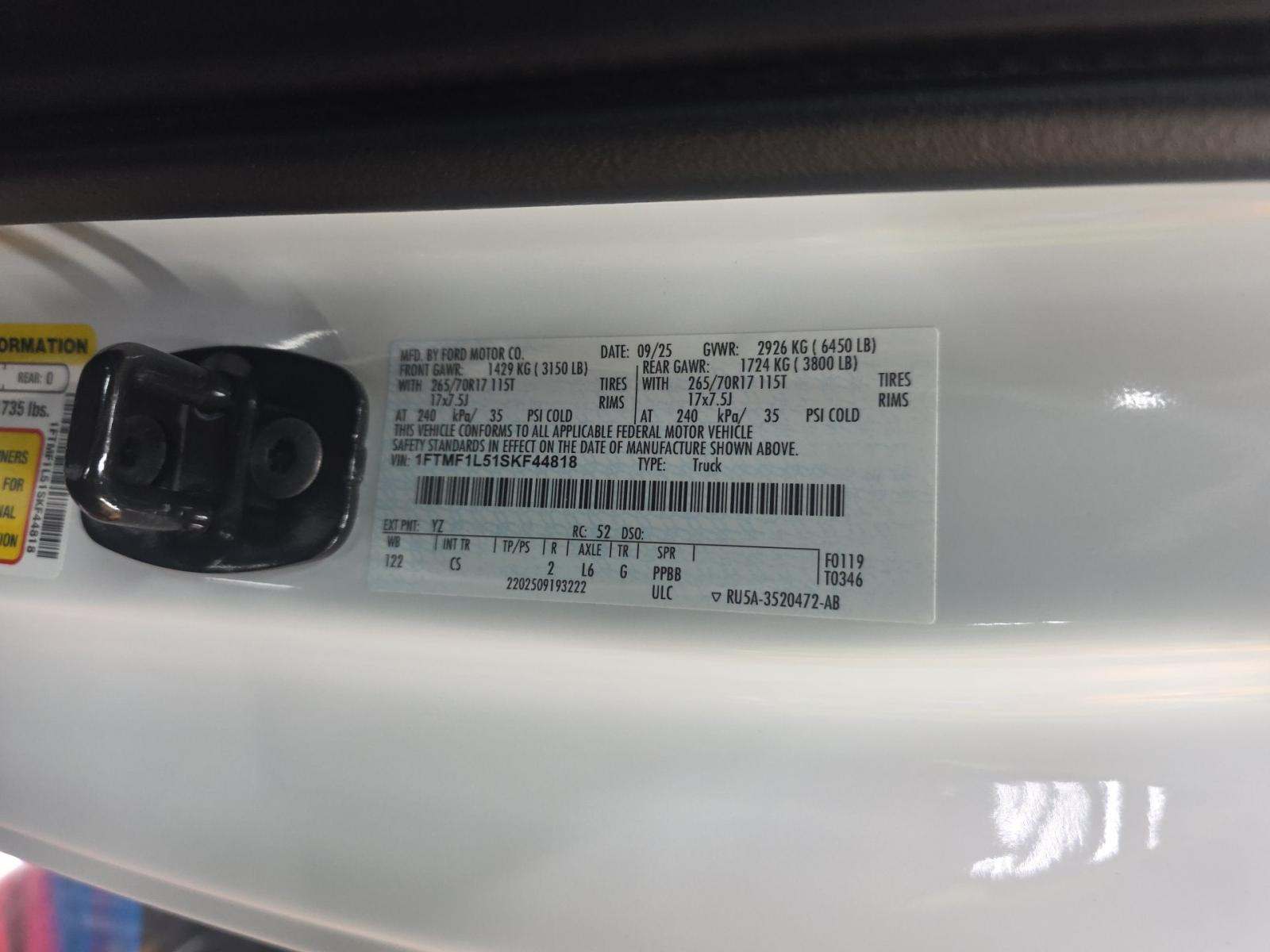 2025 Ford F-150 XL AWD