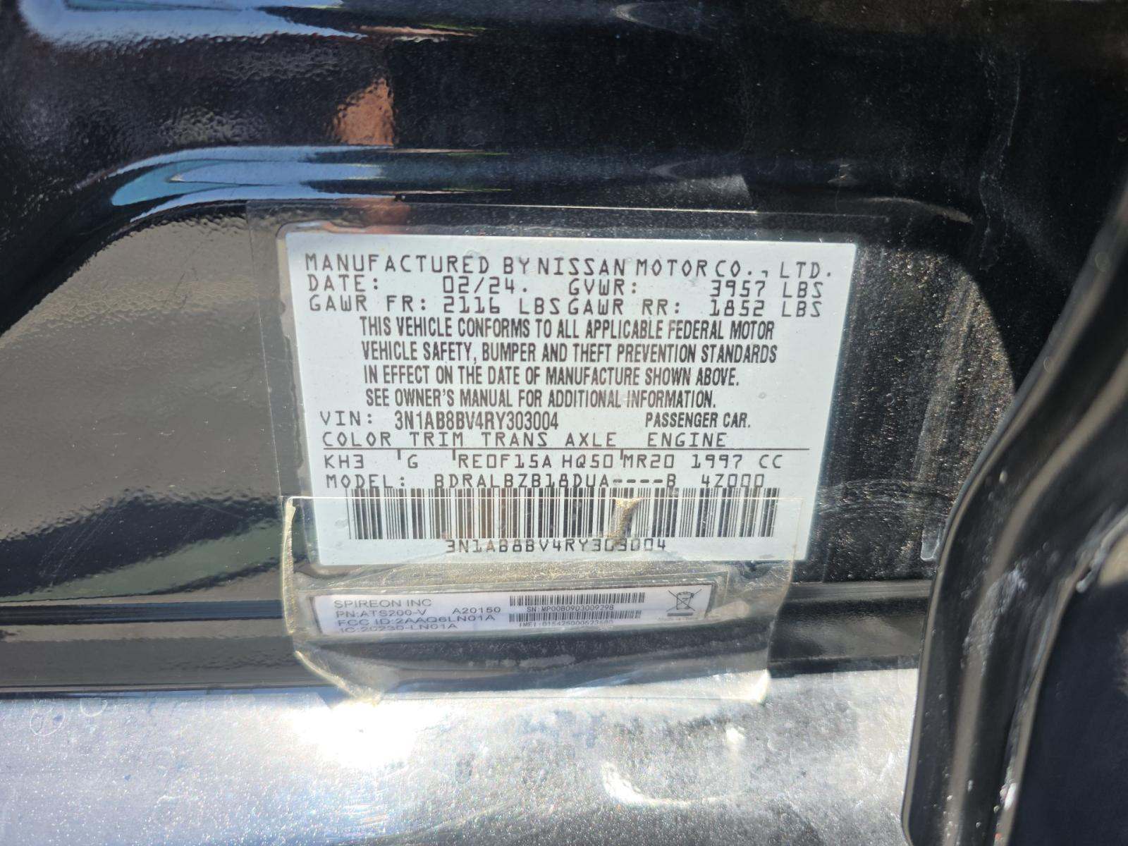 NISSAN SENTRA - 5