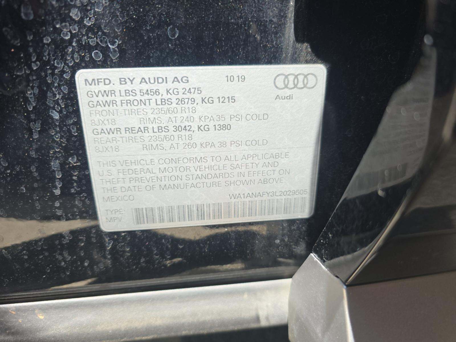 2020 Audi Q5 Premium AWD