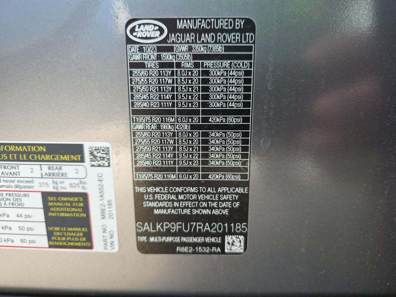 2024 Land Rover Range Rover SE AWD