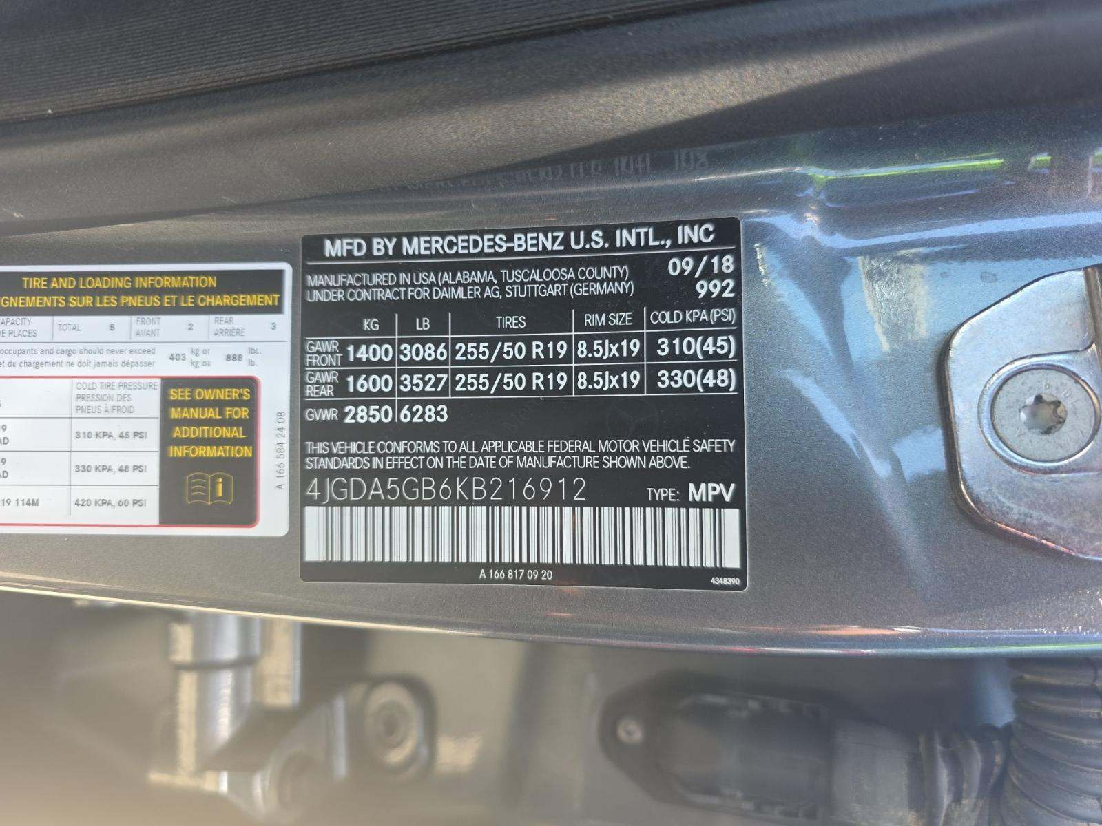 2019 Mercedes-Benz GLE GLE 400 AWD
