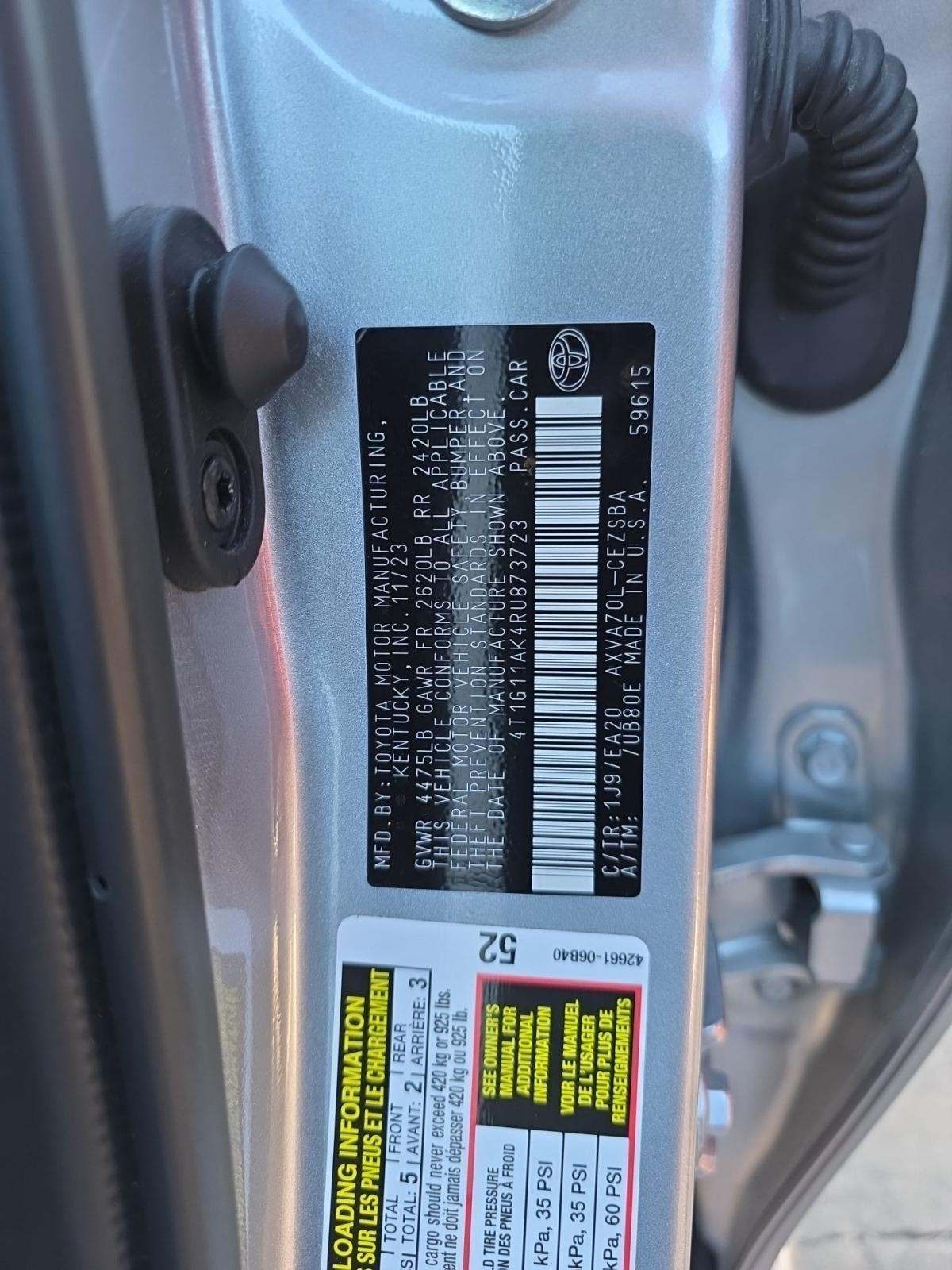 2024 Toyota Camry SE FWD