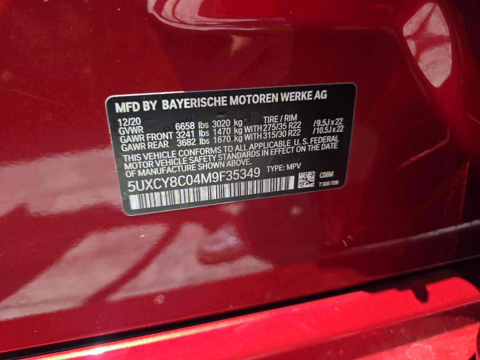 2021 BMW X6 M50i AWD