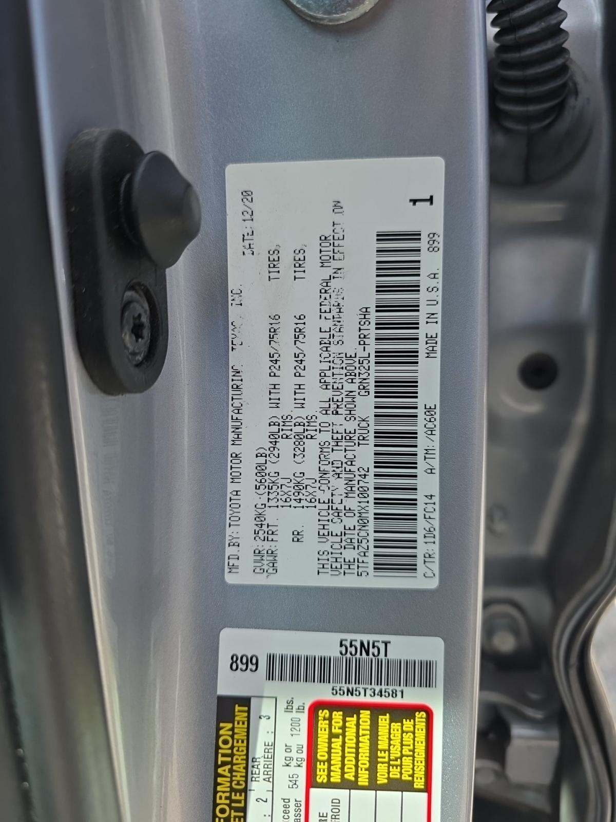 2021 Toyota Tacoma SR5 RWD