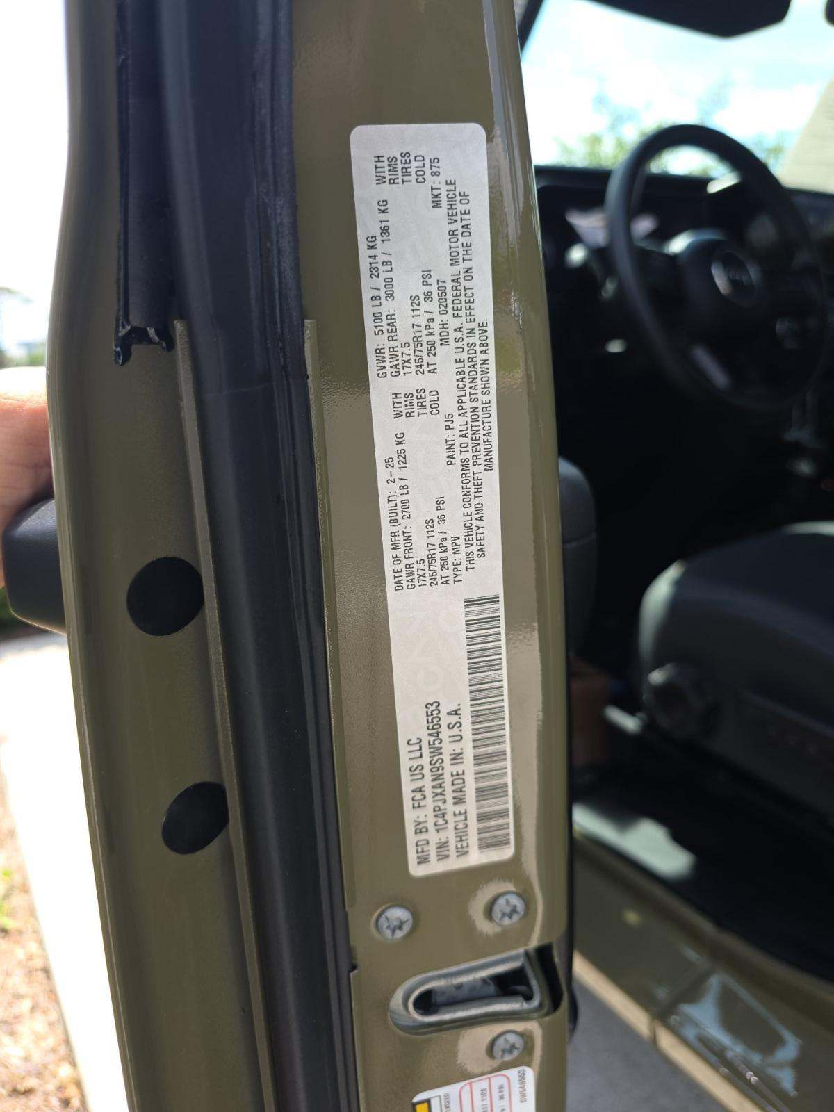 2025 Jeep Wrangler Sport AWD