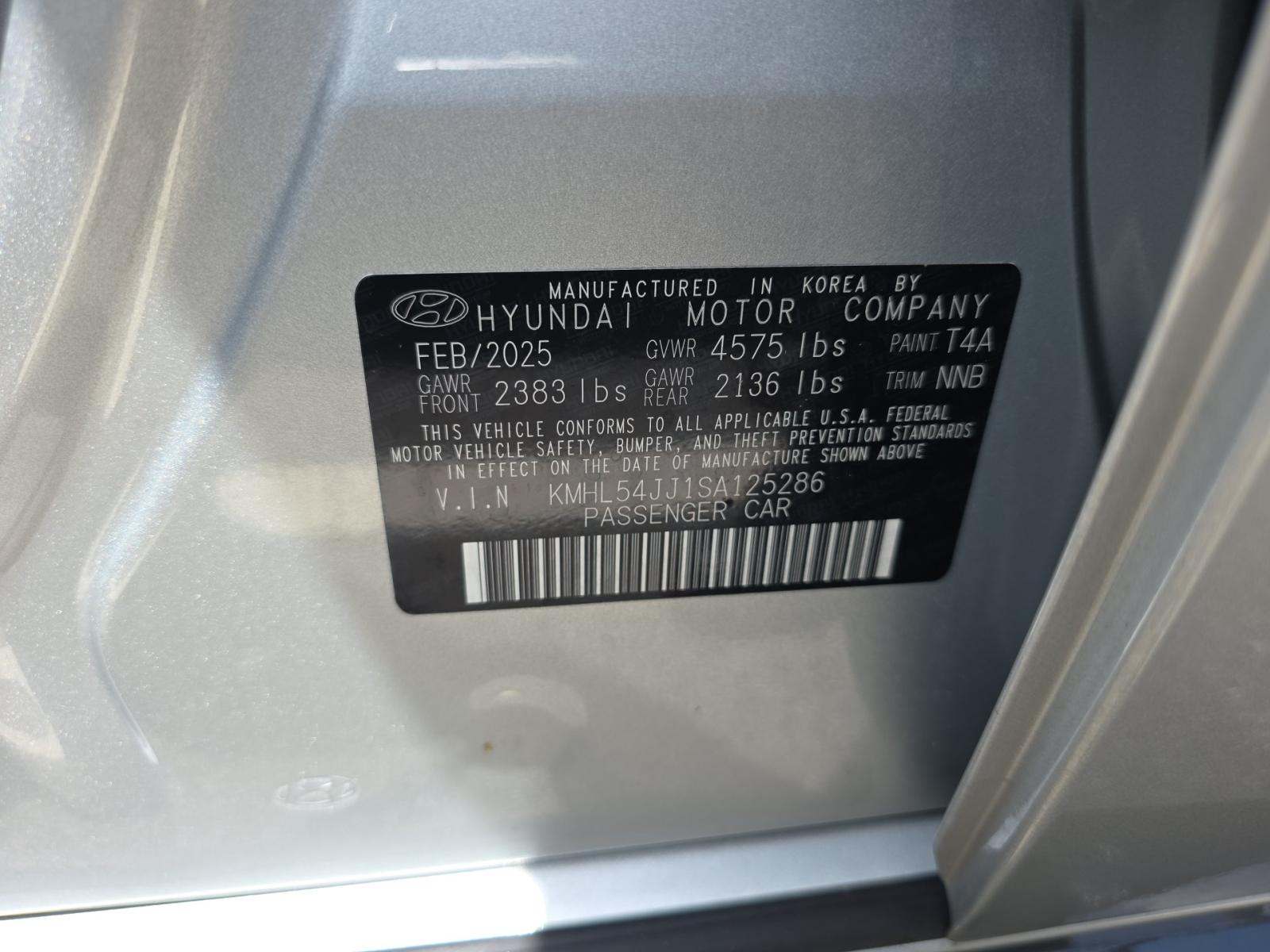 2025 Hyundai Sonata Hybrid Limited FWD