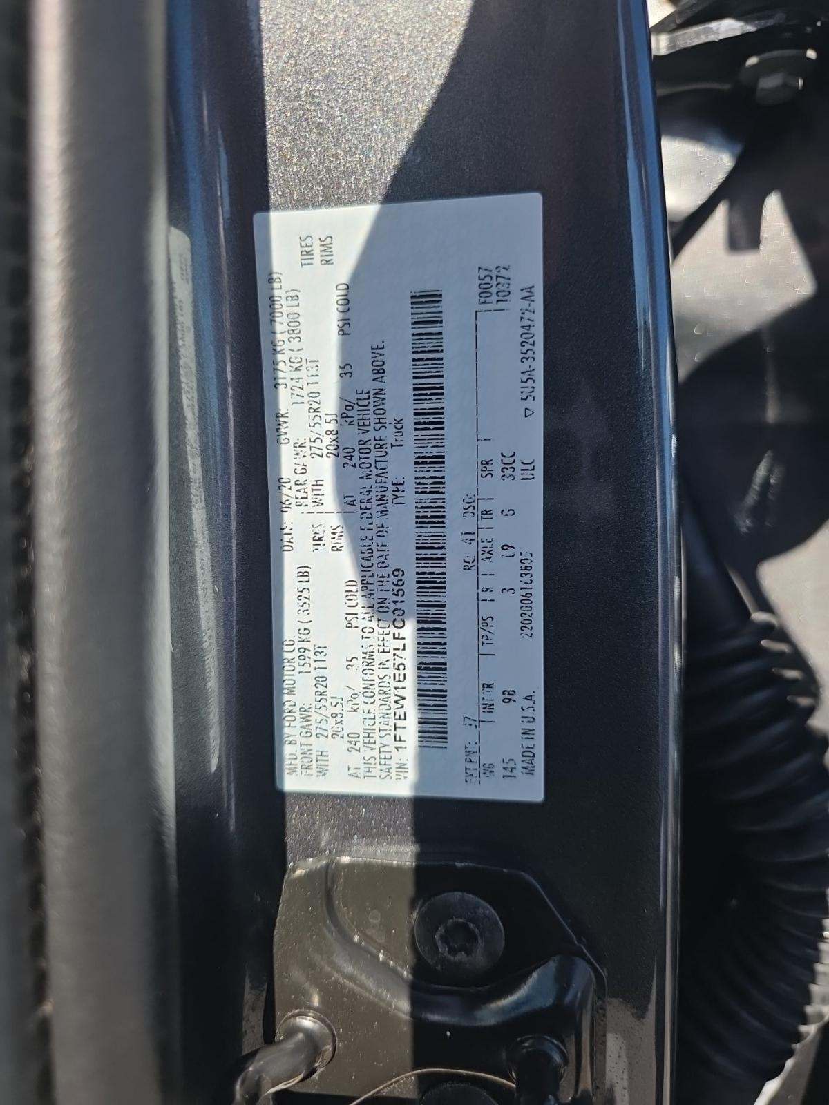 2020 Ford F-150 Platinum AWD