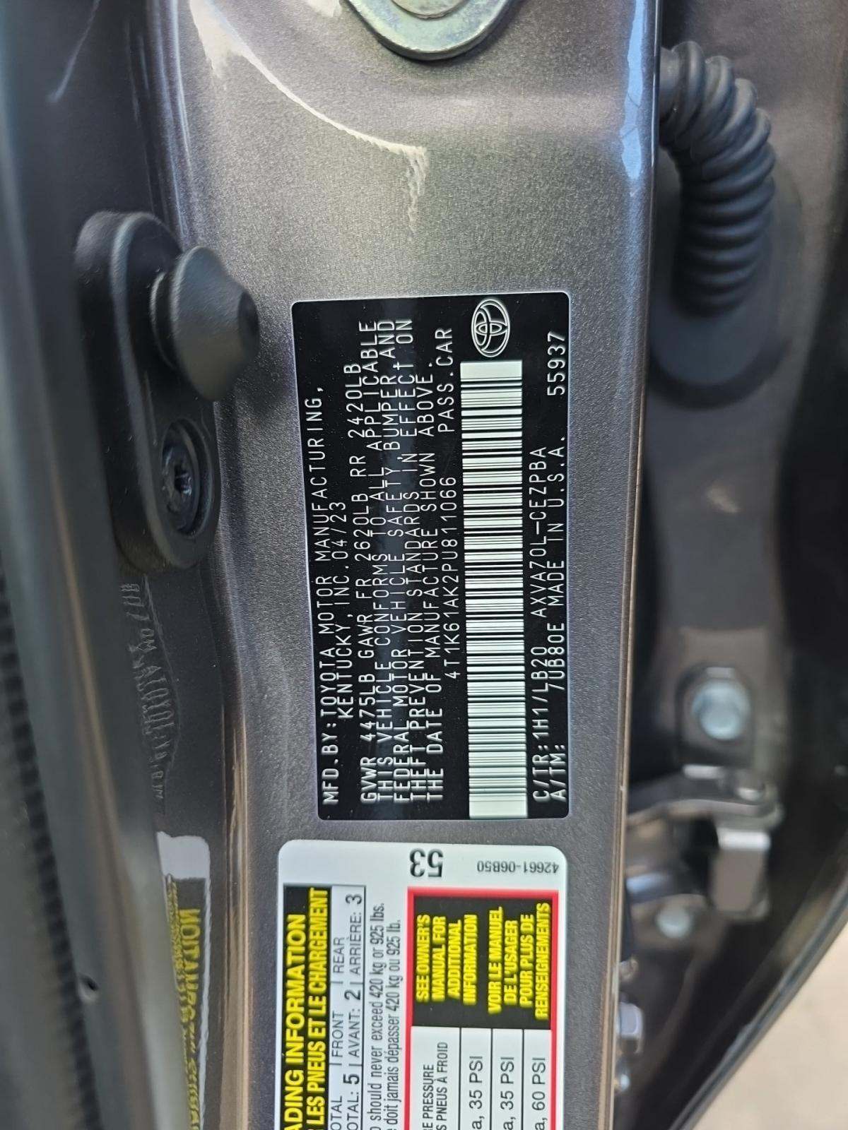 2023 Toyota Camry XSE FWD