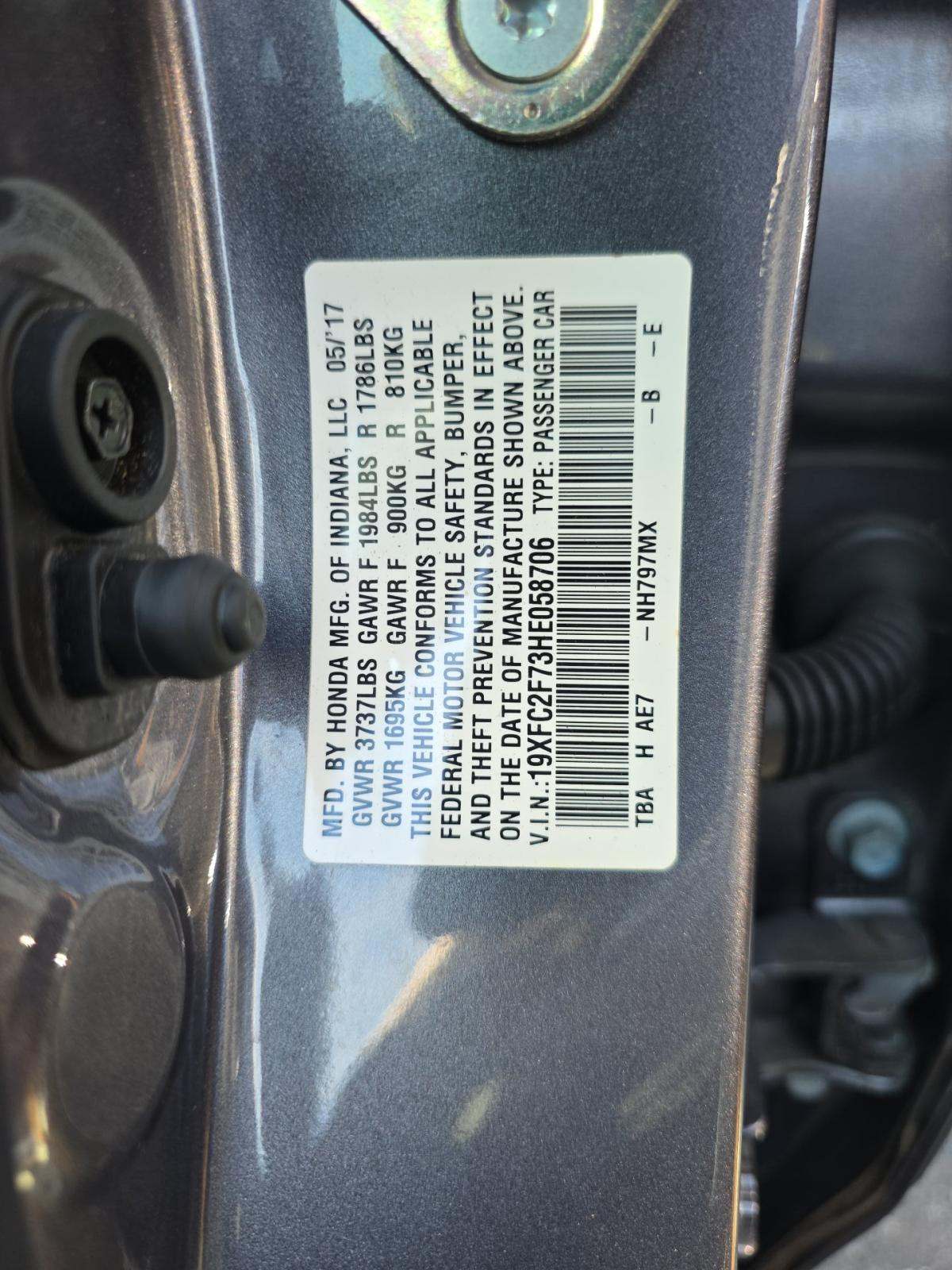 2017 Honda Civic EX FWD