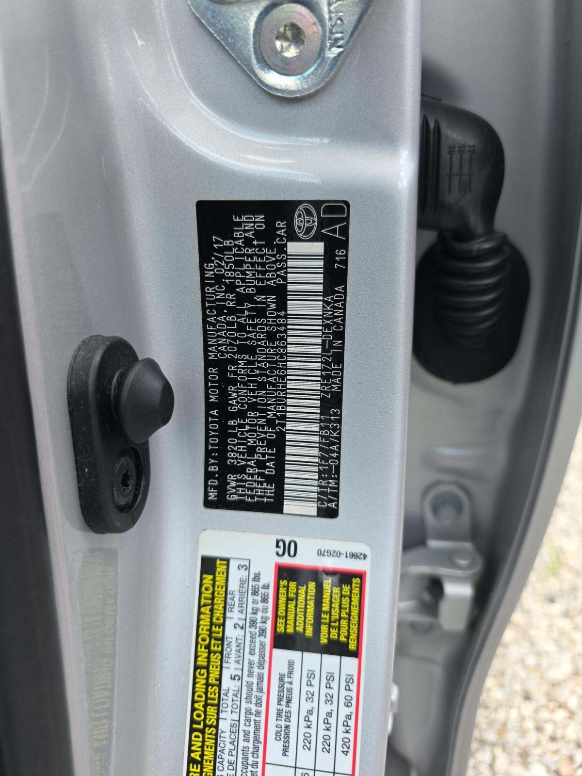 2017 Toyota Corolla LE FWD