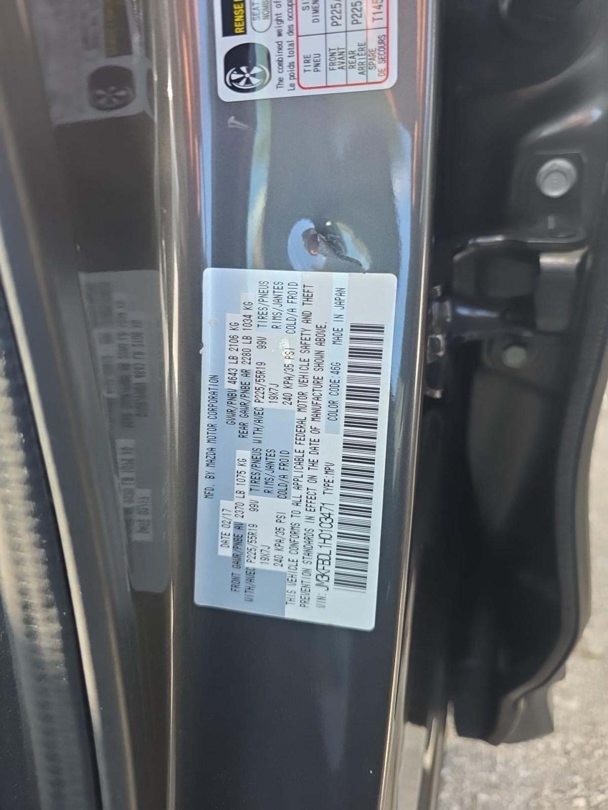 2017 MAZDA CX-5 Grand Touring AWD