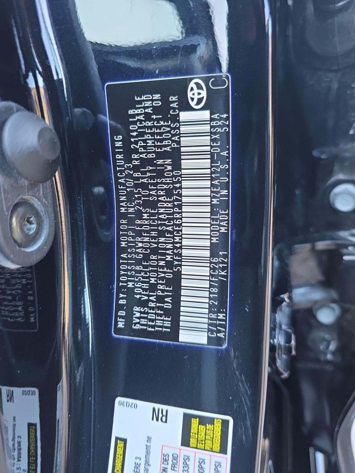 2024 Toyota Corolla SE FWD