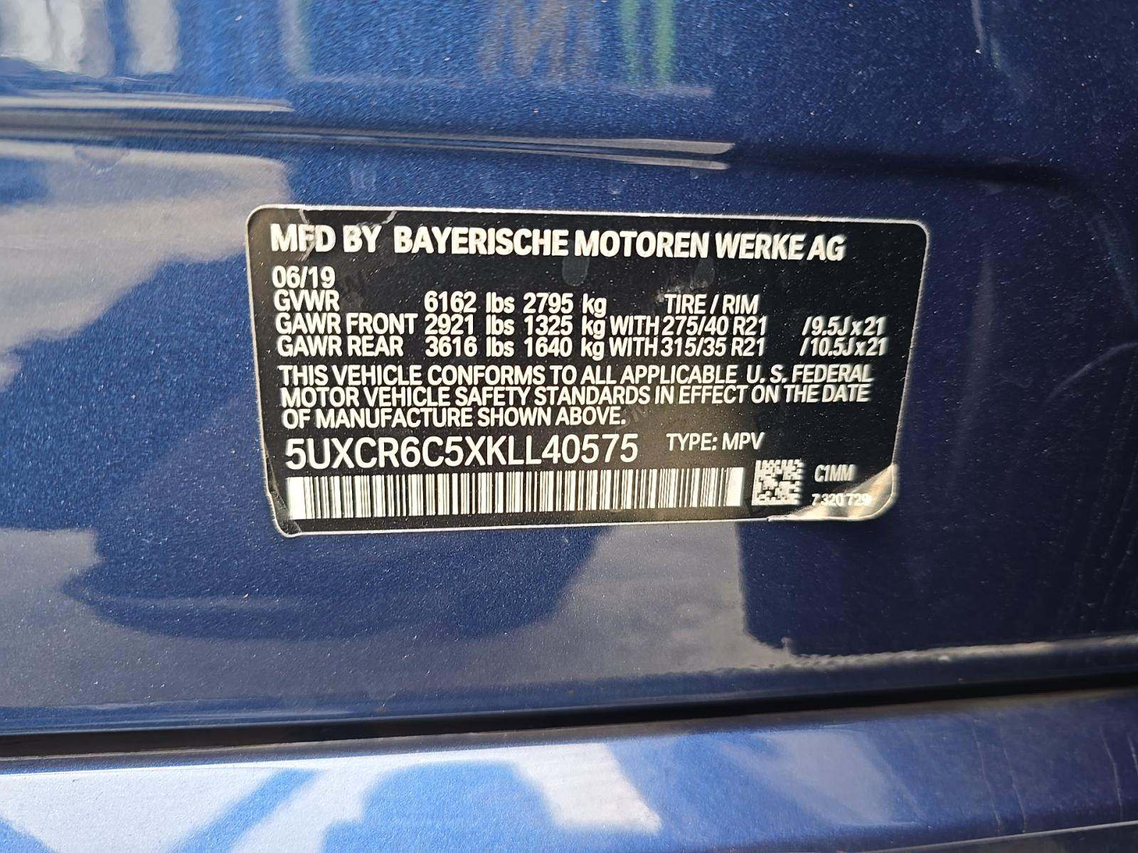 2019 BMW X5 xDrive40i AWD