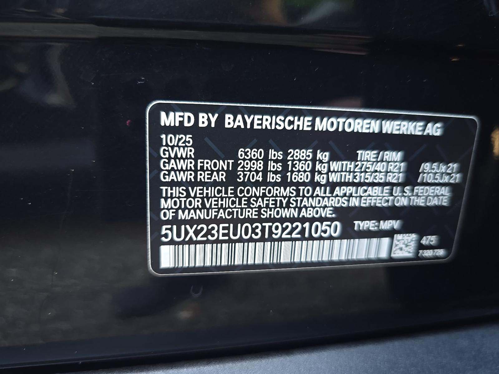 2026 BMW X5 xDrive40i AWD