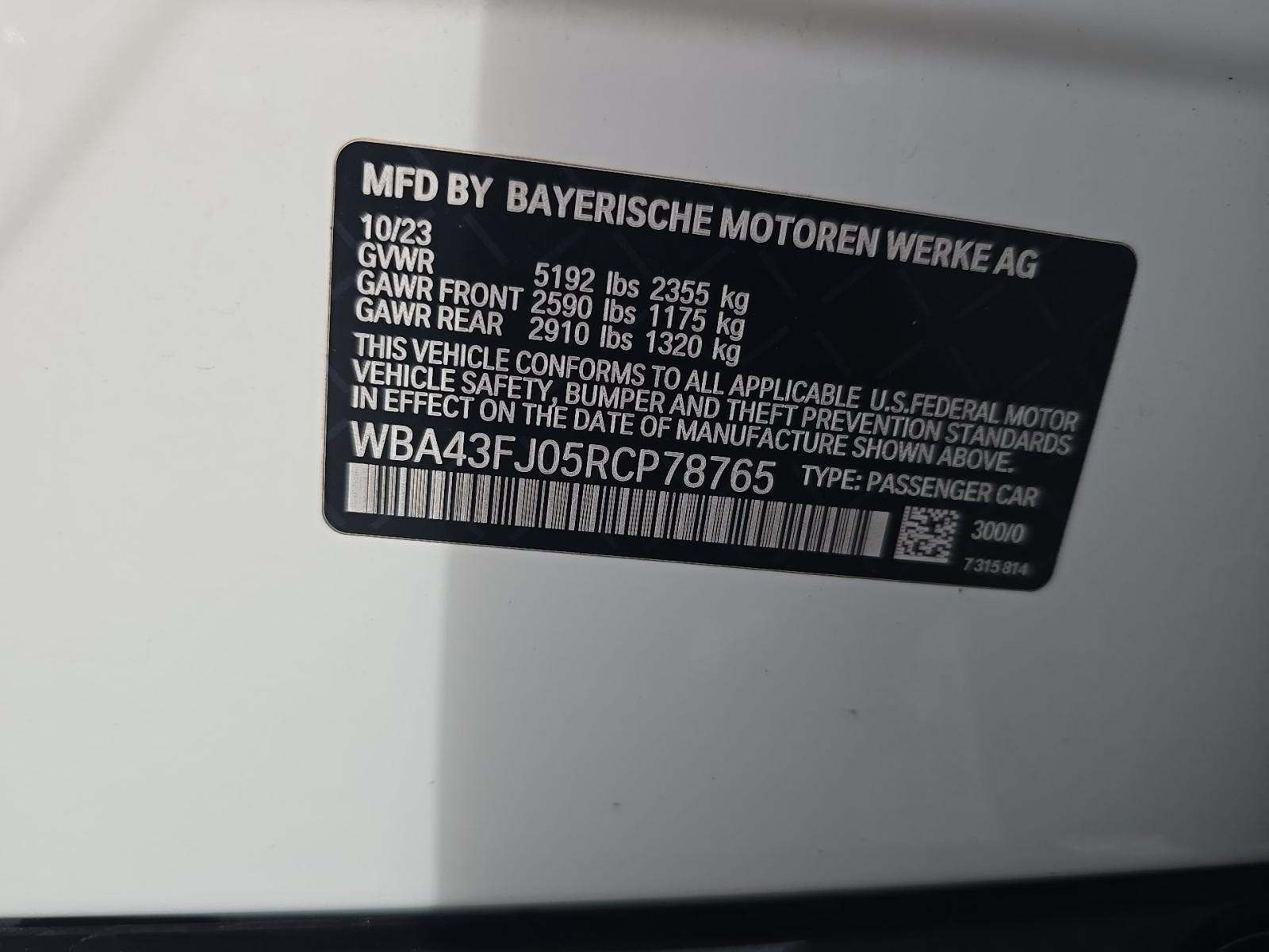 2024 BMW 5 Series 530i RWD